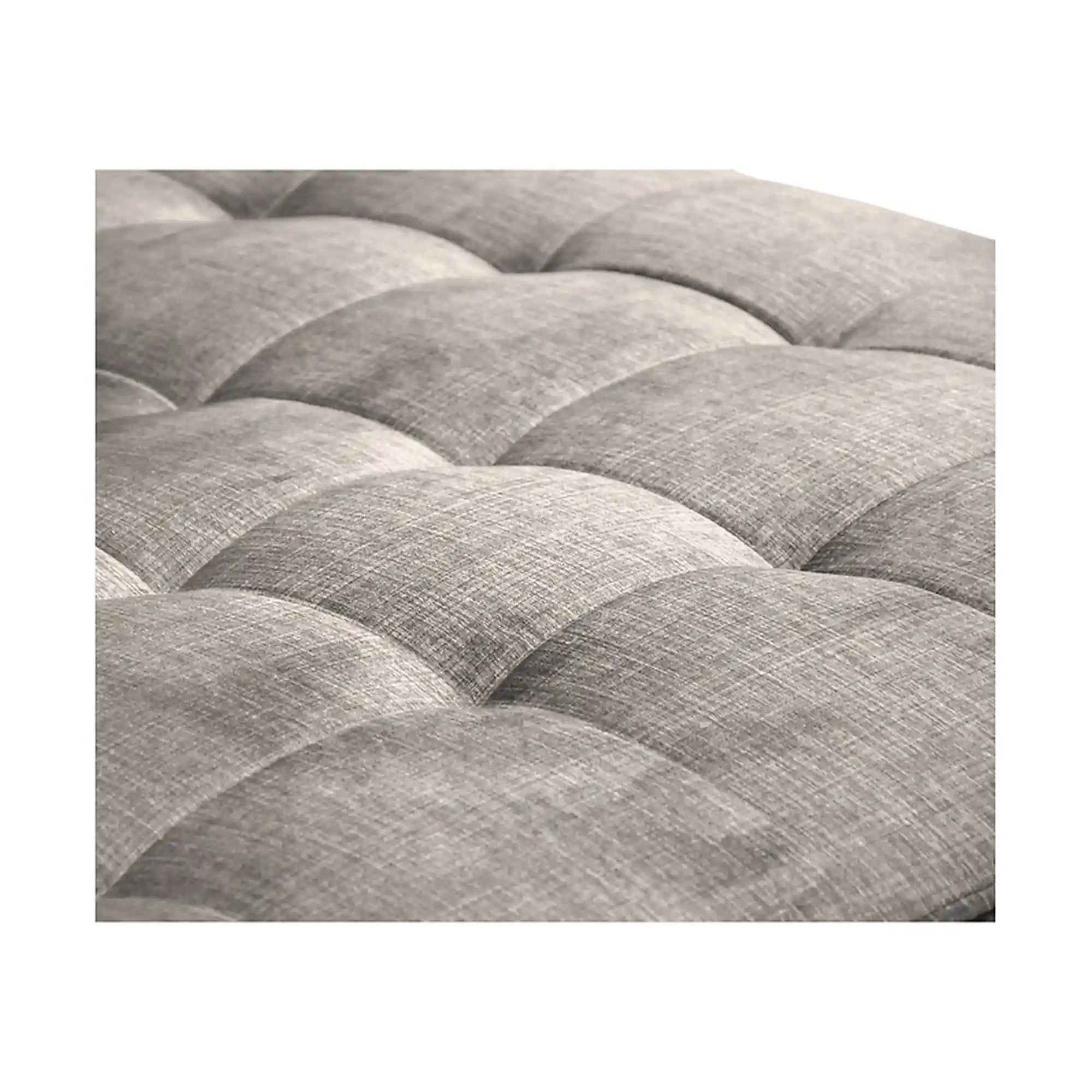 Coltar extensibil ARAGON, sezlong stanga, stofa catifelata bej - Voss 28, cu lada depozitare, 270x230x150 cm