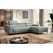 Coltar extensibil CALDO MINI, personalizabil, cu lada depozitare si tetiere reglabile, 272x178x99 cm