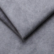 Coltar extensibil CAPITOL, sezlong stanga, stofa catifelata gri - Whisper 17, cu lada depozitare, 276x175x89 cm