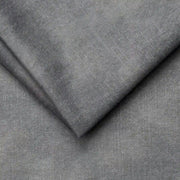 Coltar extensibil cu lada SELVA MINI, sezlong dreapta, stofa catifelata gri - Palladium 15, tetiere reglabile, 270x173x95 cm