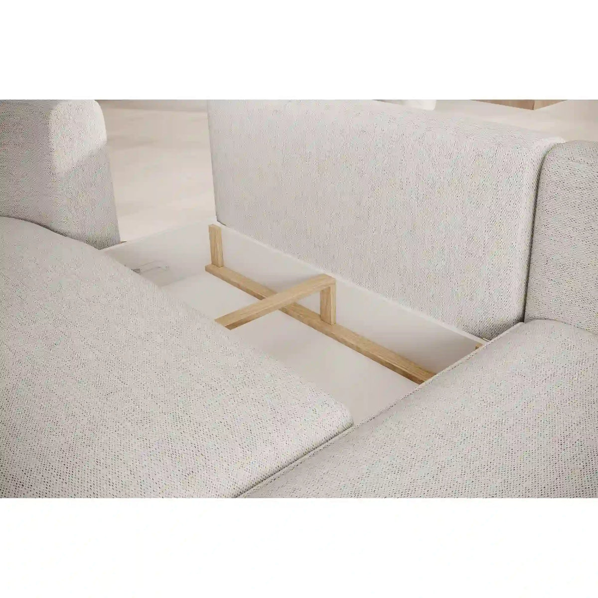 Coltar extensibil FIORE, personalizabil materiale Gama Premium, cu lada depozitare, 284x183x82 cm