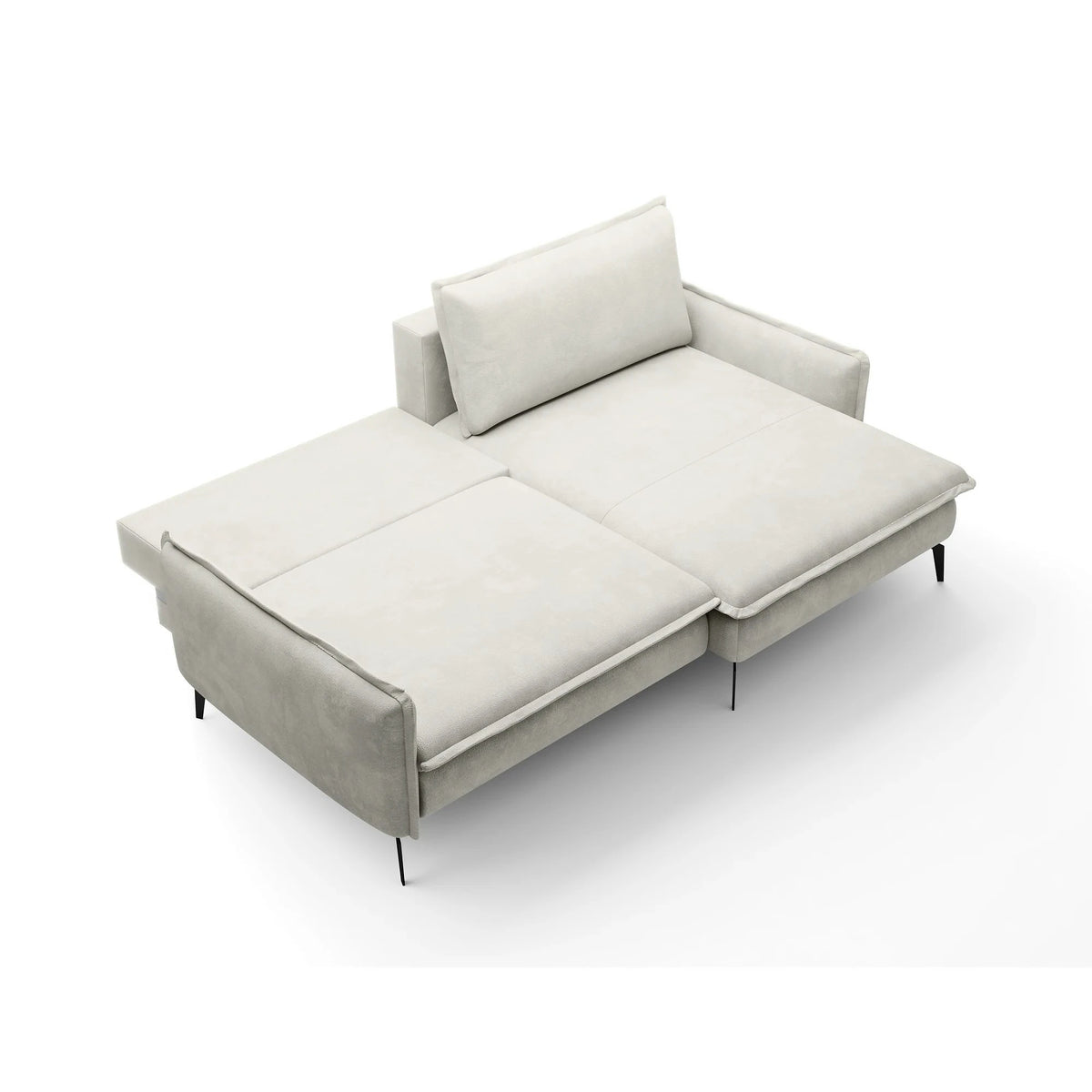 Coltar extensibil GLOSSY, personalizabil, cu lada depozitare, 226x162x88 cm