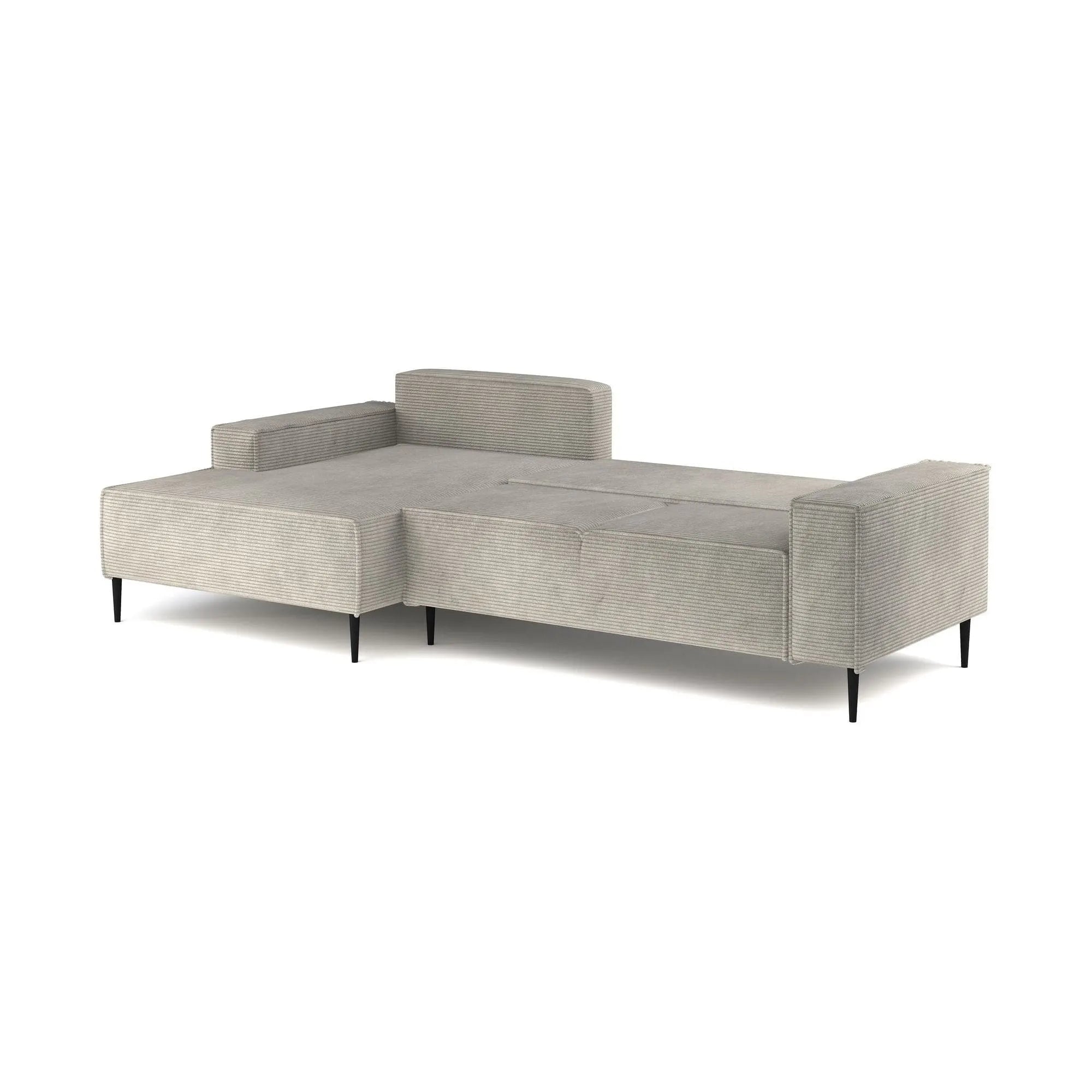 Coltar extensibil MATANO, personalizabil materiale din Gama Oferta Avantaj, cu lada depozitare, 270x163x89 cm