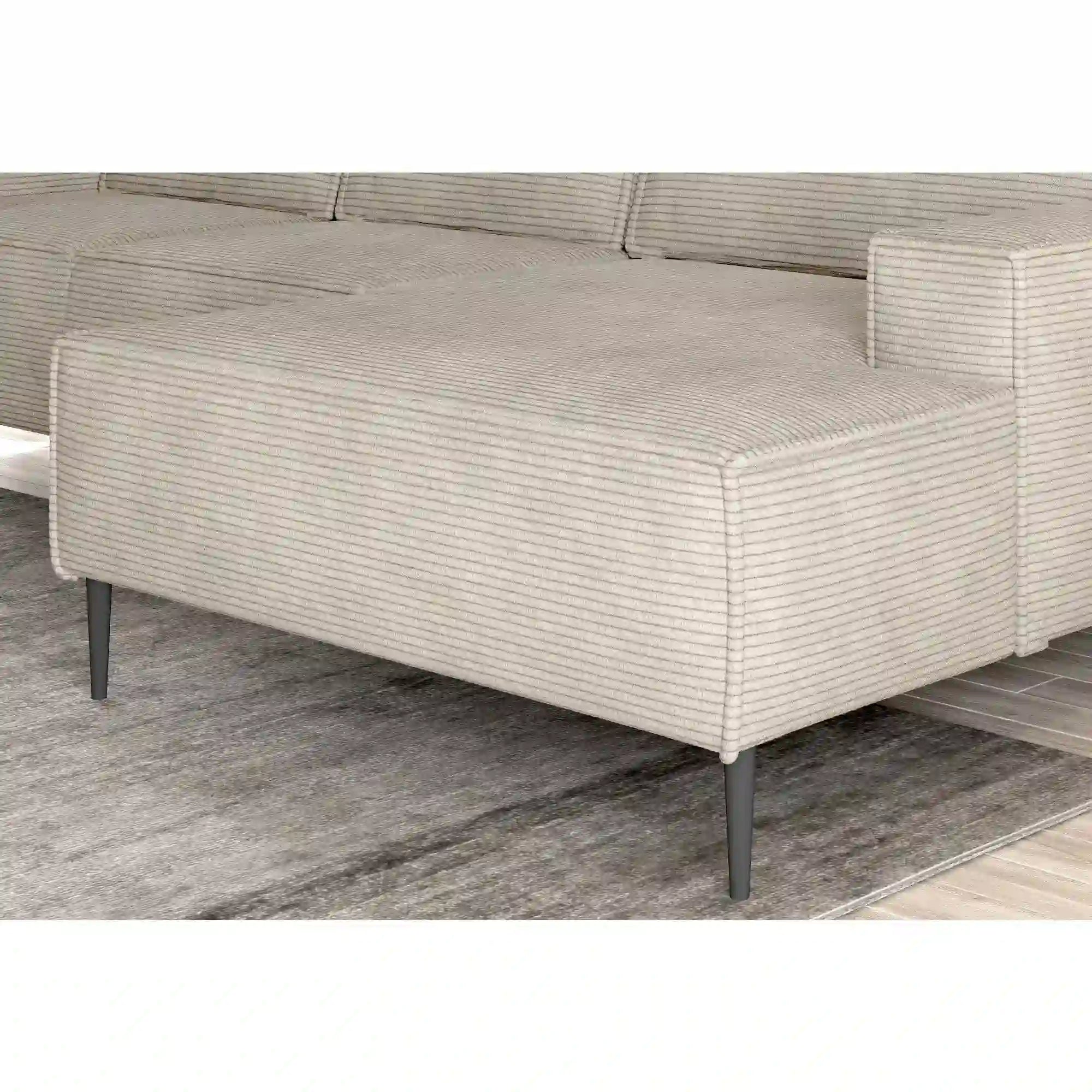 Coltar extensibil MATANO, personalizabil materiale din Gama Oferta Avantaj, cu lada depozitare, 270x163x89 cm
