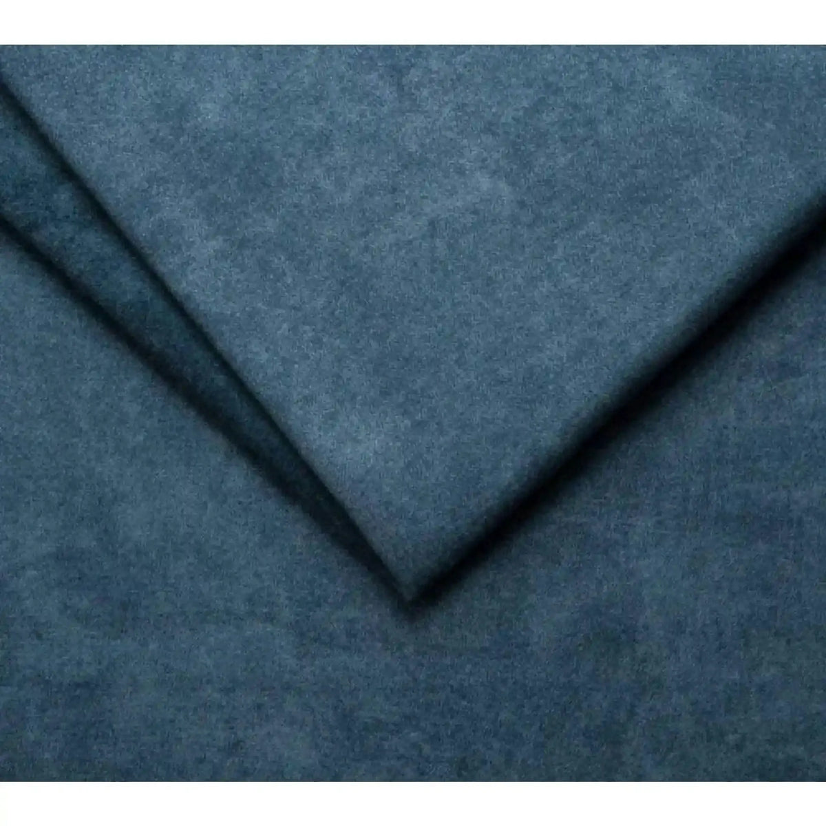 Coltar extensibil MOLINA MINI, sezlong dreapta, stofa catifelata albastru - Whisper 12, cu lada depozitare, 277x189x90 cm