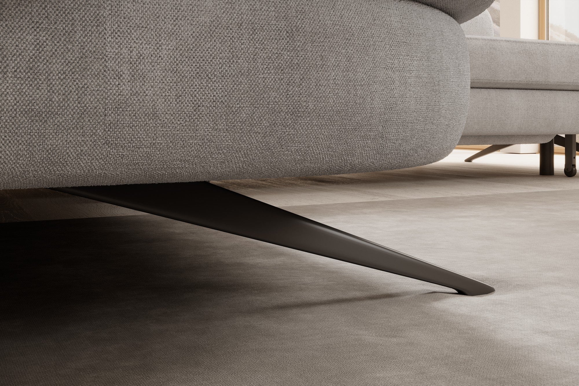 Coltar extensibil OTIS, personalizabil materiale Oferta Avantaj, cu lada depozitare si tetiere reglabile, 276x218x97 cm