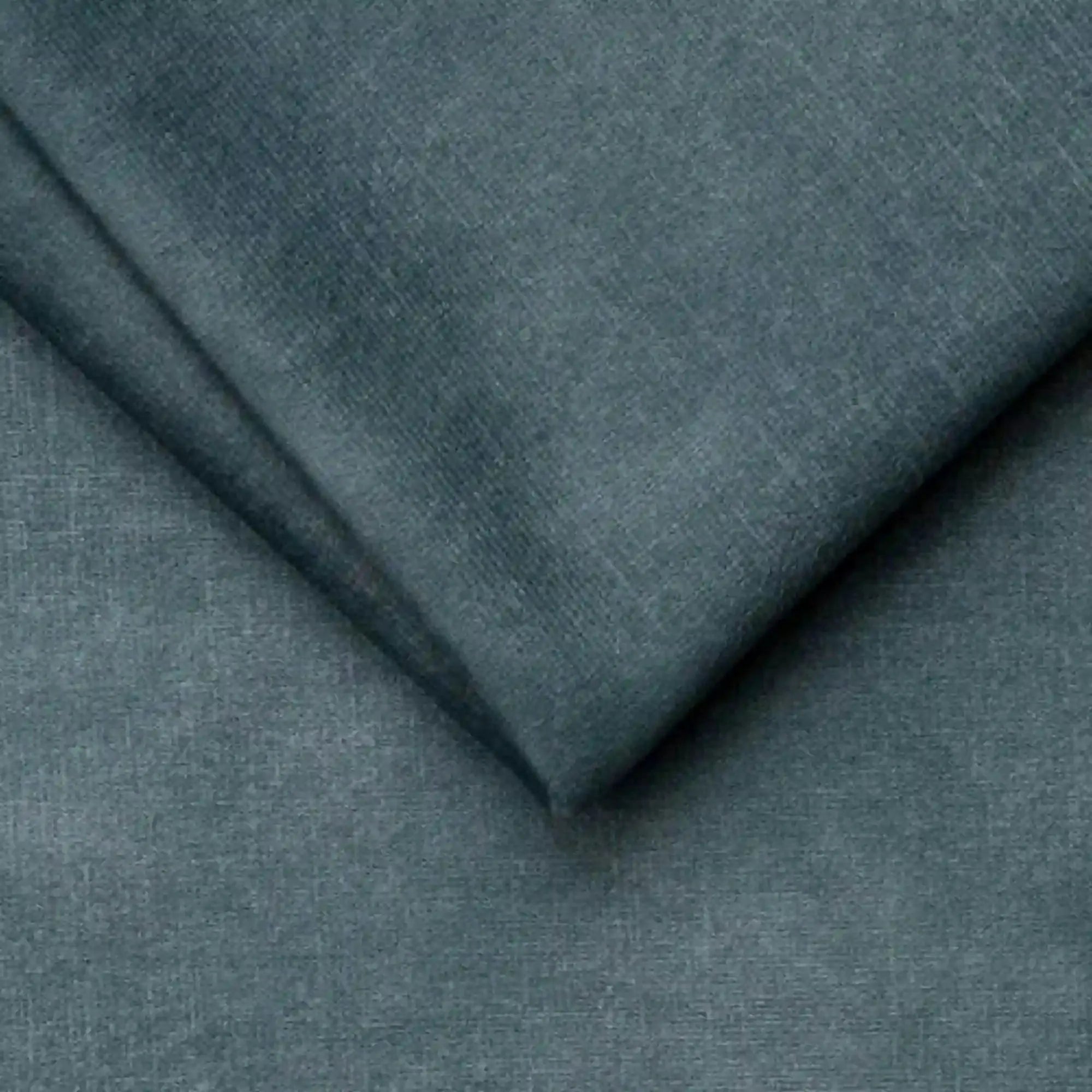 Coltar extensibil SELVA L, sezlong stanga, stofa catifelata albastru - Palladium 14, cu lada depozitare si tetiere reglabile, 263x223x95 cm