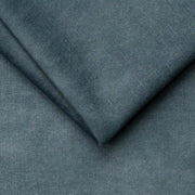 Coltar extensibil SELVA L, sezlong stanga, stofa catifelata albastru - Palladium 14, cu lada depozitare si tetiere reglabile, 263x223x95 cm