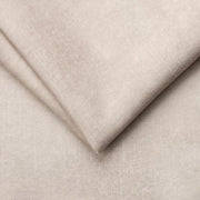 Coltar extensibil SELVA MINI, sezlong dreapta, stofa catifelata bej - Palladium 02, cu lada depozitare si tetiere reglabile, 270x173x95 cm