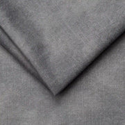 Coltar extensibil cu lada SELVA MINI, sezlong dreapta, stofa catifelata gri - Palladium 15, tetiere reglabile, 270x173x95 cm