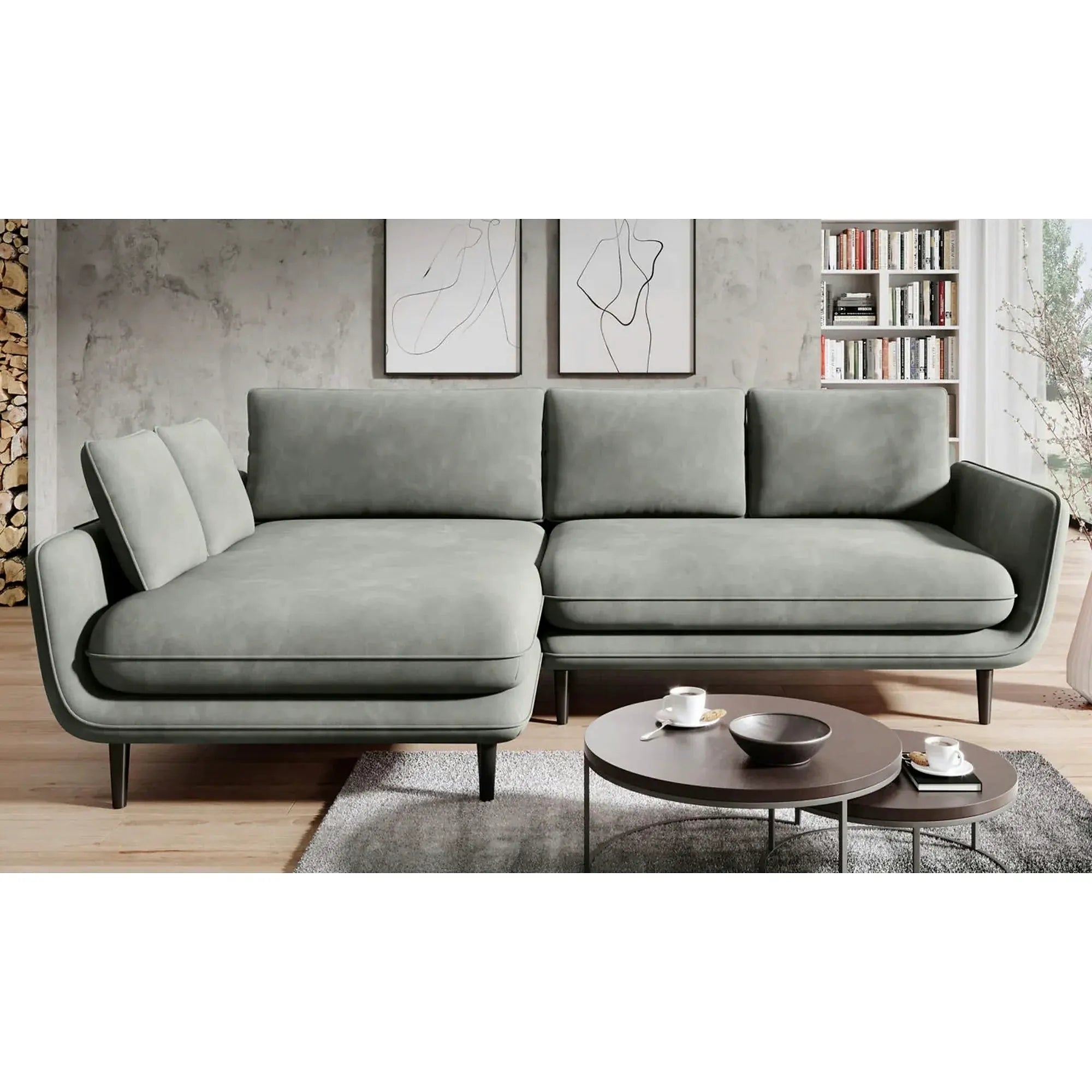 Coltar extensibil SOLANO, personalizabil, cu lada depozitare, 260x167x83 cm