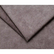 Coltar extensibil TIGA, sezlong stanga, stofa catifelata maro - Whisper 5, cu reglaj electric, 286x207x77 cm