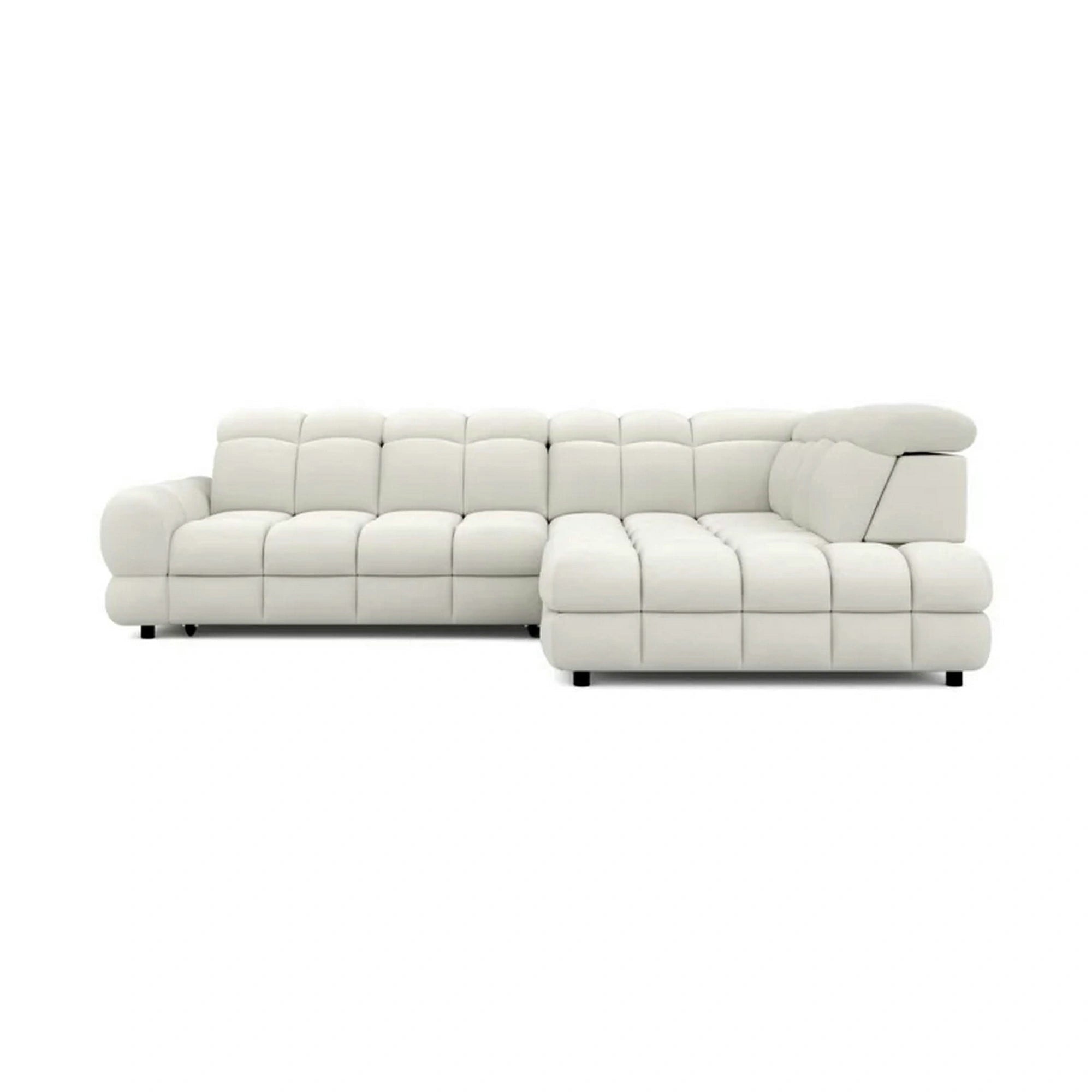 Coltar extensibil TOLLO L, personalizabil, cu lada depozitare si reglaj electric, 302x220x106 cm