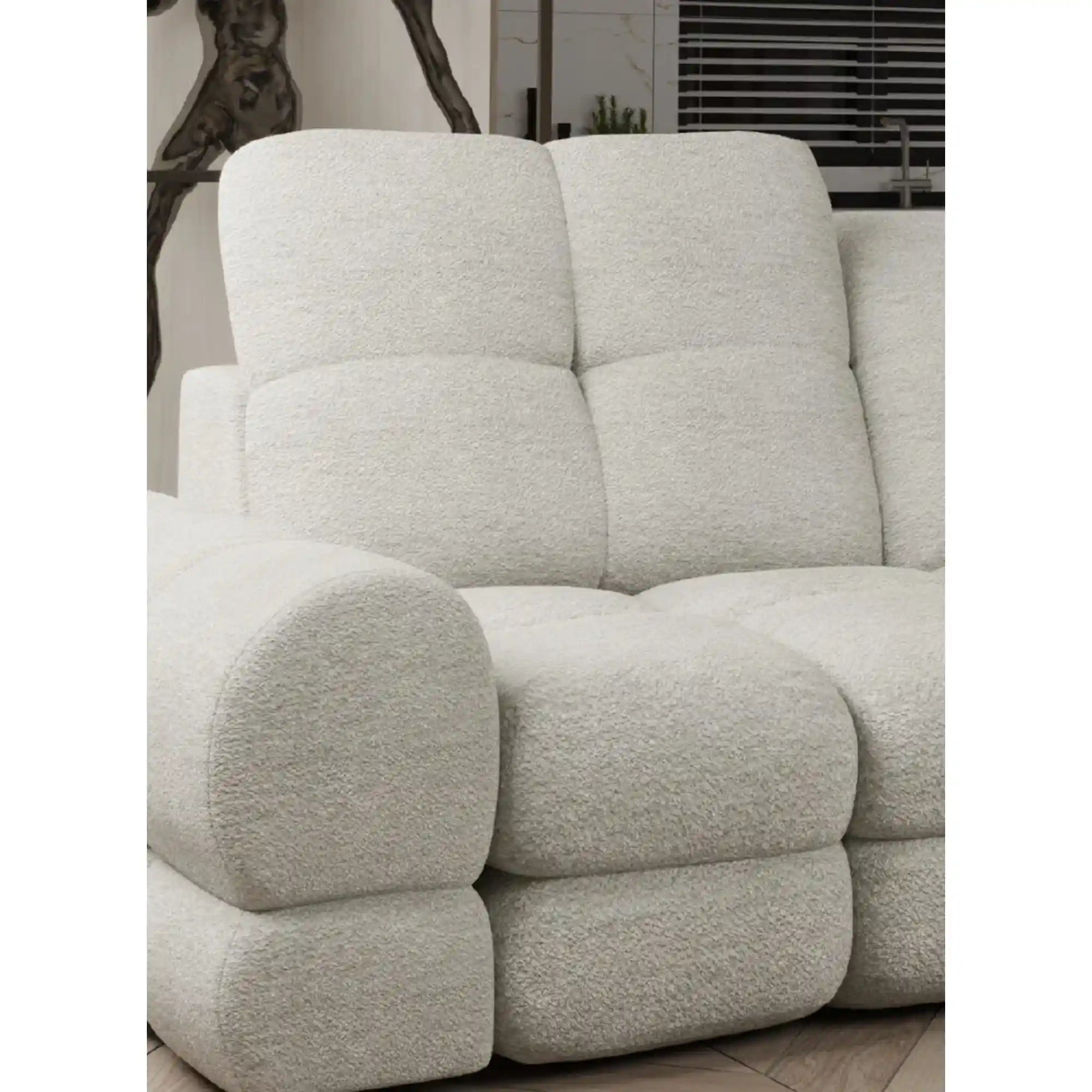 Coltar extensibil TOLLO L, personalizabil materiale gama Oferta Avantaj, cu lada depozitare si reglaj electric, 302x217x105 cm