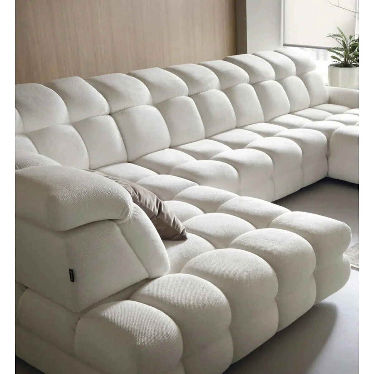 Coltar extensibil TOLLO XL , personalizabil, cu lada depozitare si reglaj electric, 400x220x106 cm