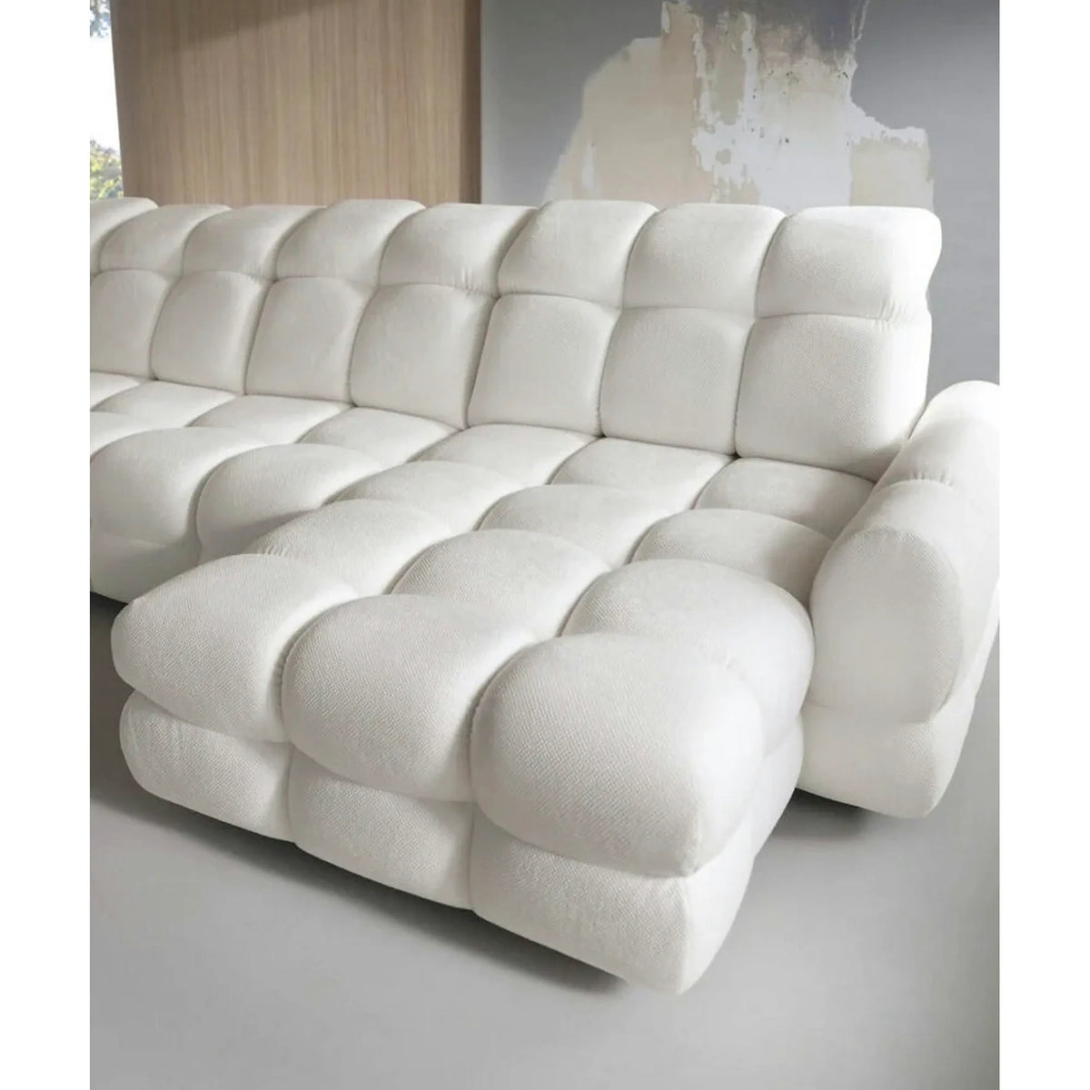 Coltar extensibil TOLLO XL , personalizabil, cu lada depozitare si reglaj electric, 400x220x106 cm