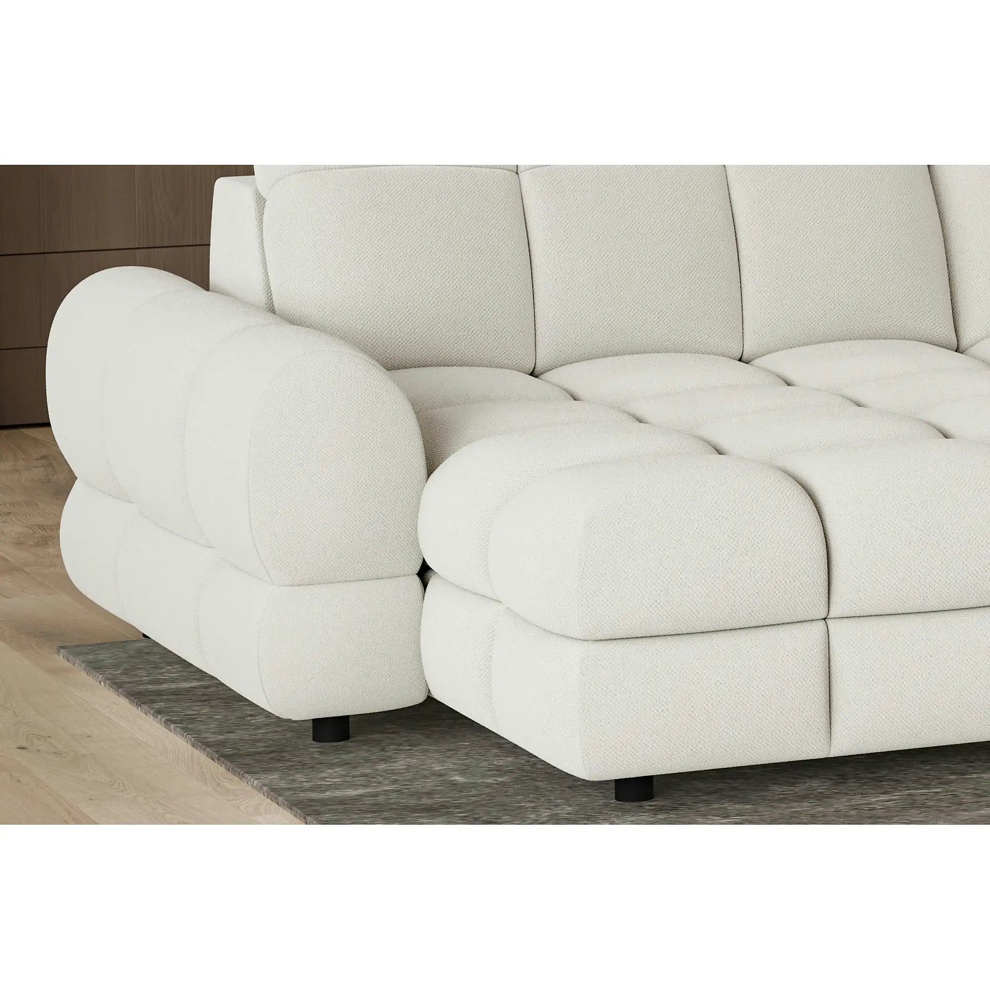 Coltar extensibil TOLLO XL , personalizabil, cu lada depozitare si reglaj electric, 400x220x106 cm