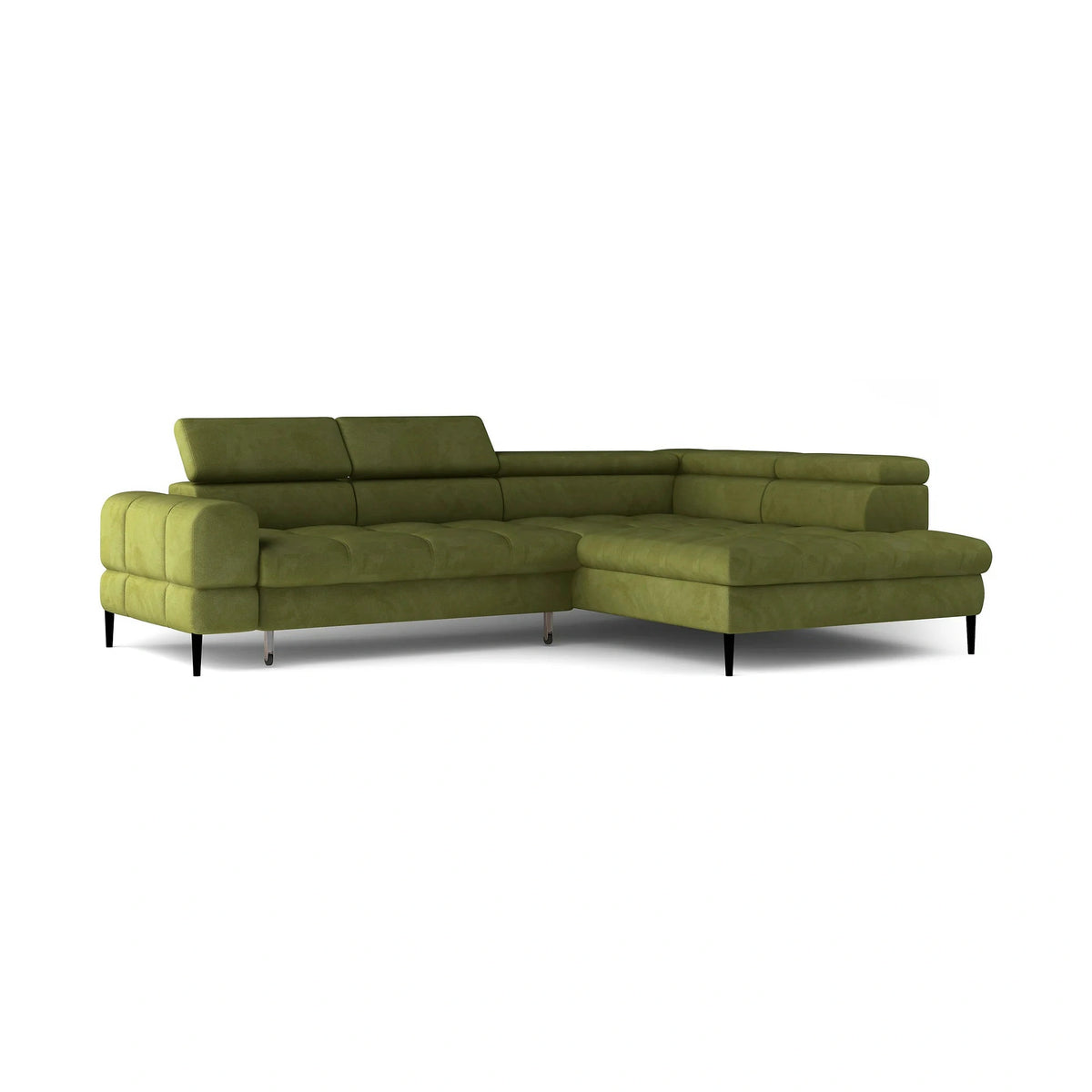Coltar extensibil VOSS L, personalizabil, cu lada depozitare, 285x218x93 cm