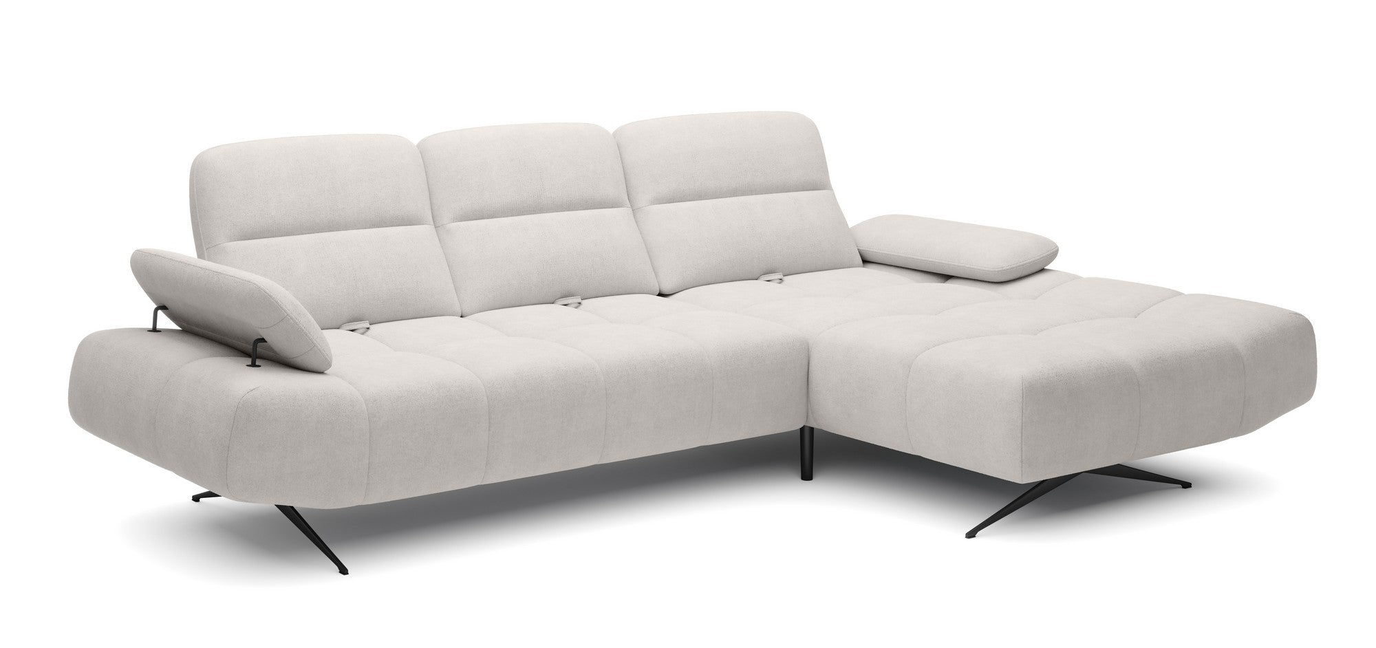 Coltar FALCAO S, personalizabil materiale Gama Premium, tetiere reglabile, 284x173x91 cm