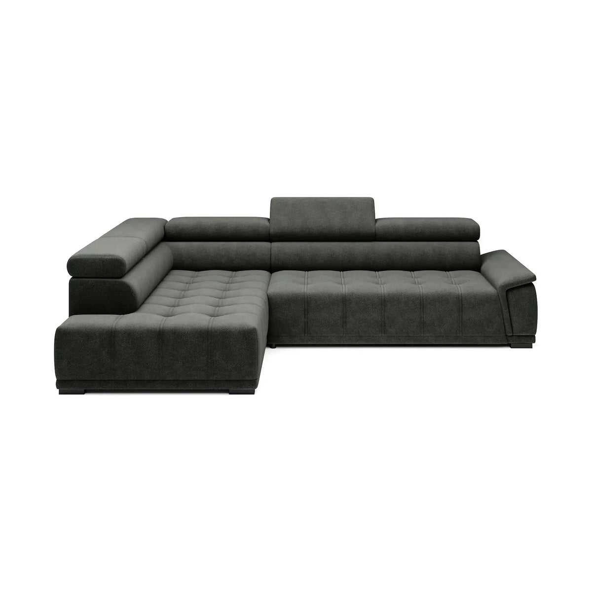 Coltar GREMIO, personalizabil, cu reglaj electric si tetiere reglabile, 283x206x100 cm