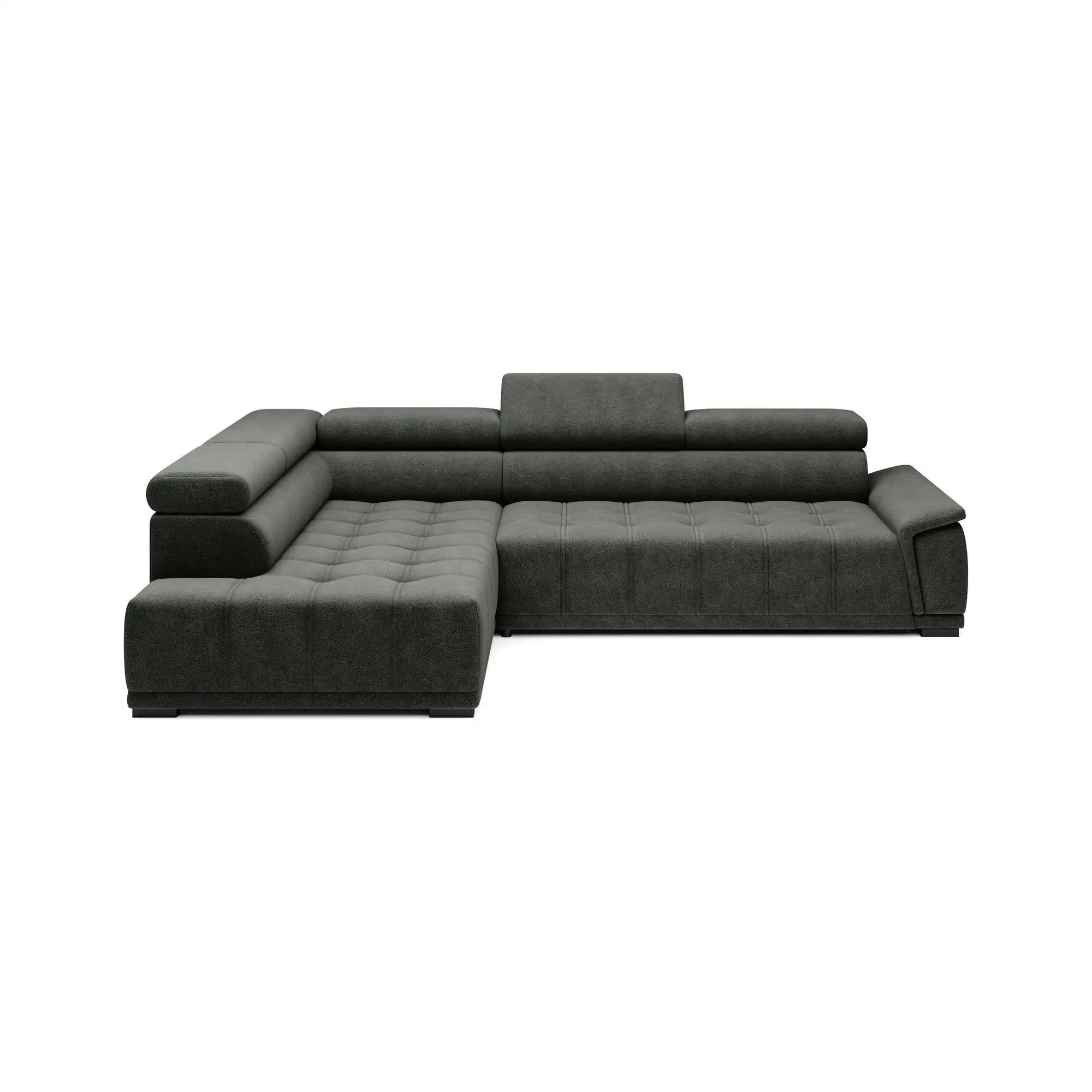 Coltar GREMIO, personalizabil materiale gama Oferta Avantaj, cu reglaj electric si tetiere reglabile, 283x206x100 cm