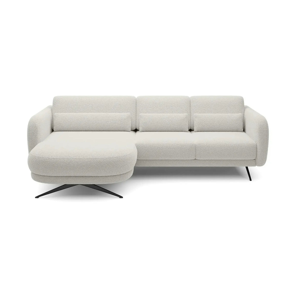 Coltar ILUSIO MINI, personalizabil, cu reglaj electric si tetiere reglabile, 260x177x104 cm