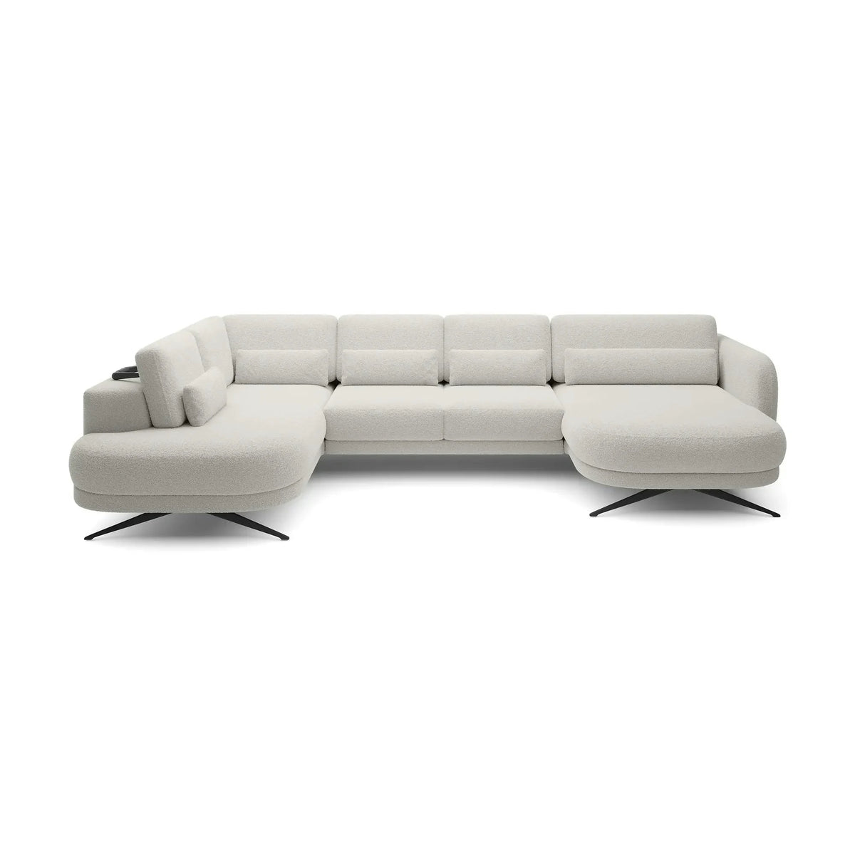 Coltar ILUSIO XL, personalizabil, cu reglaj electric si tetiere reglabile, 346x205x104 cm