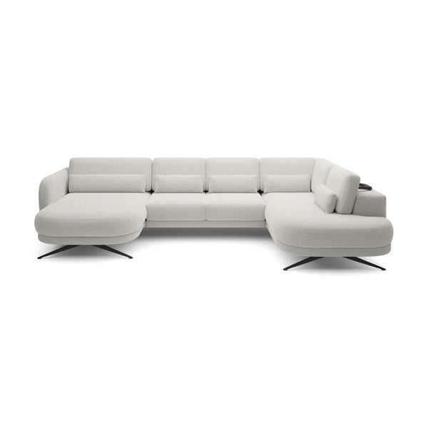 Coltar ILUSIO XL, personalizabil materiale Gama Premium, cu reglaj electric si tetiere reglabile, 346x205x104 cm