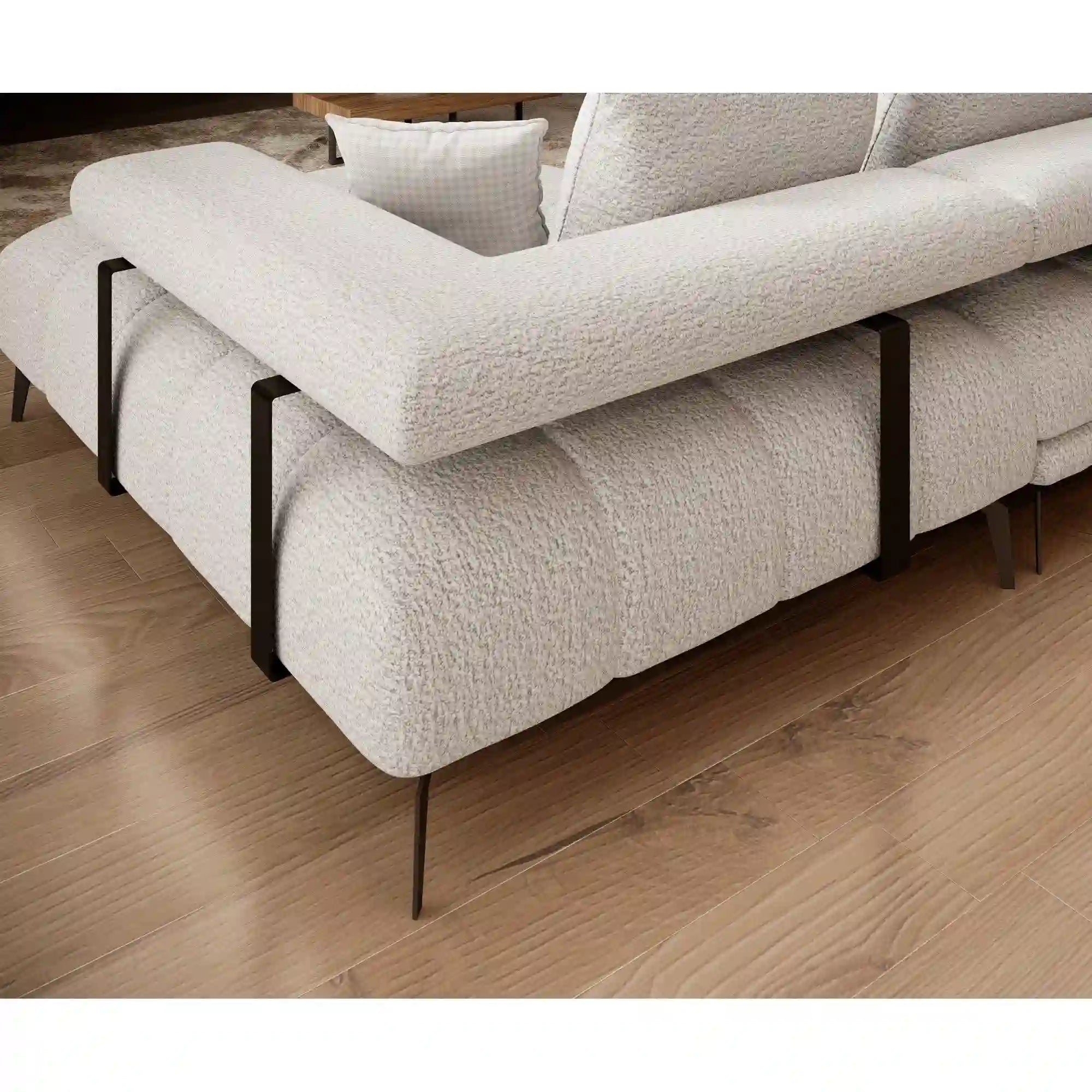 Coltar MAGNETIC XL, personalizabil materiale gama Premium, cu reglaj electric, 371x210x86 cm