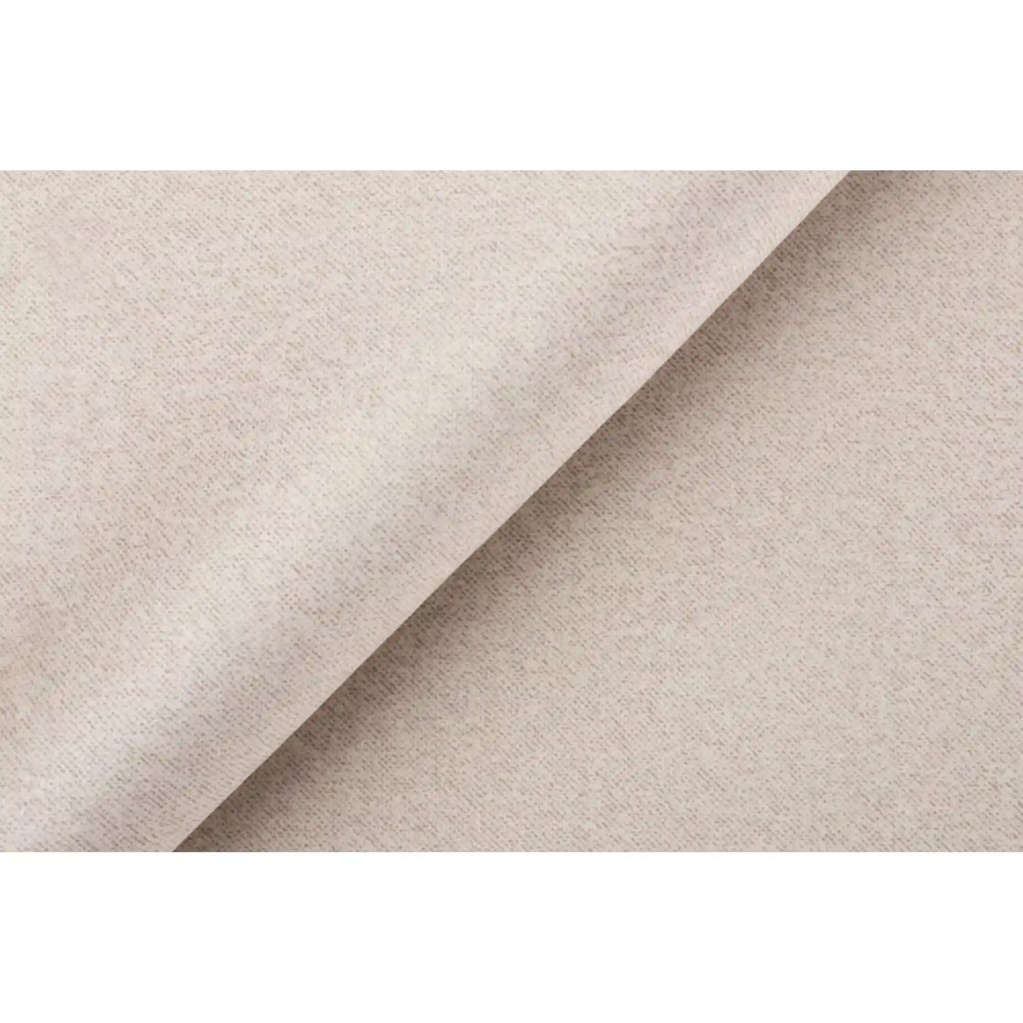 Coltar MONTANA L, sezlong stanga, stofa catifelata crem - Element 17, Gama Premium, cu reglaj electric si tetiere reglabile, 308x220x97 cm