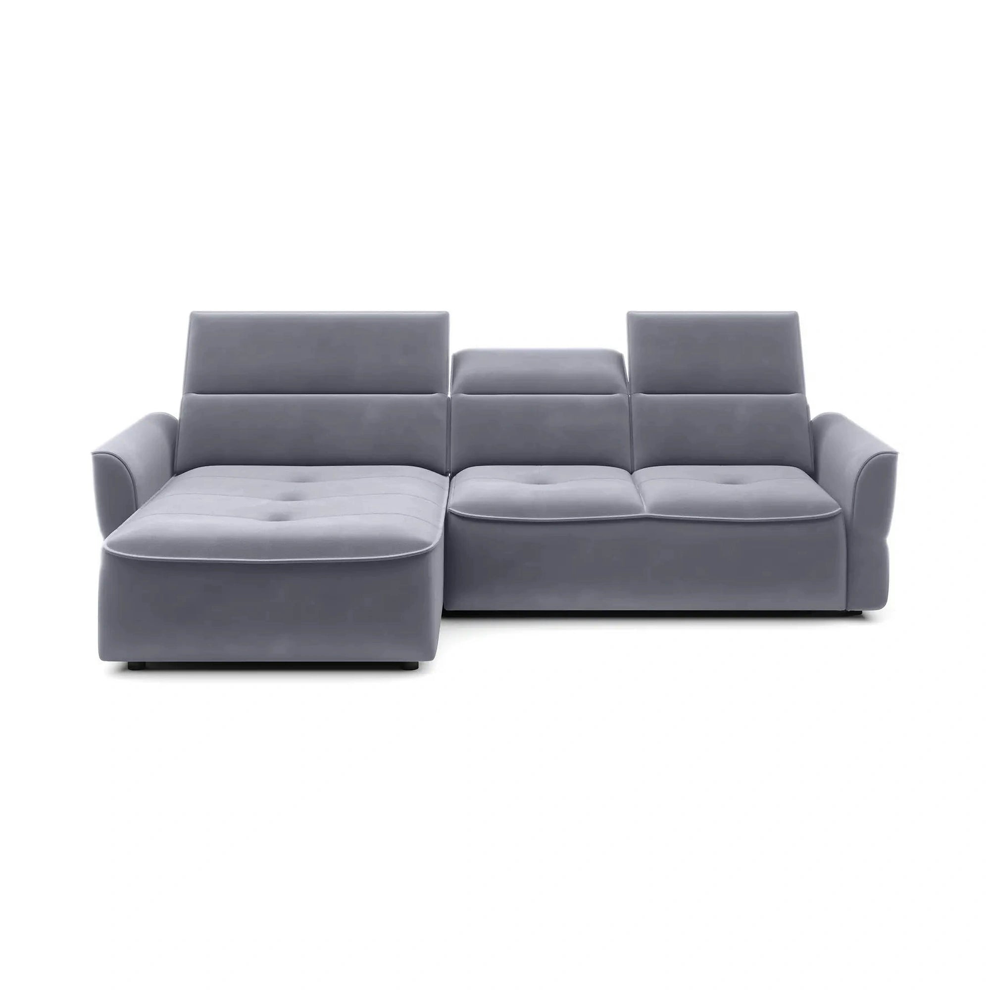 Coltar MURILLO MINI, personalizabil, cu reglaj electric, tetiere reglabile si lada depozitare, 260x175x100 cm