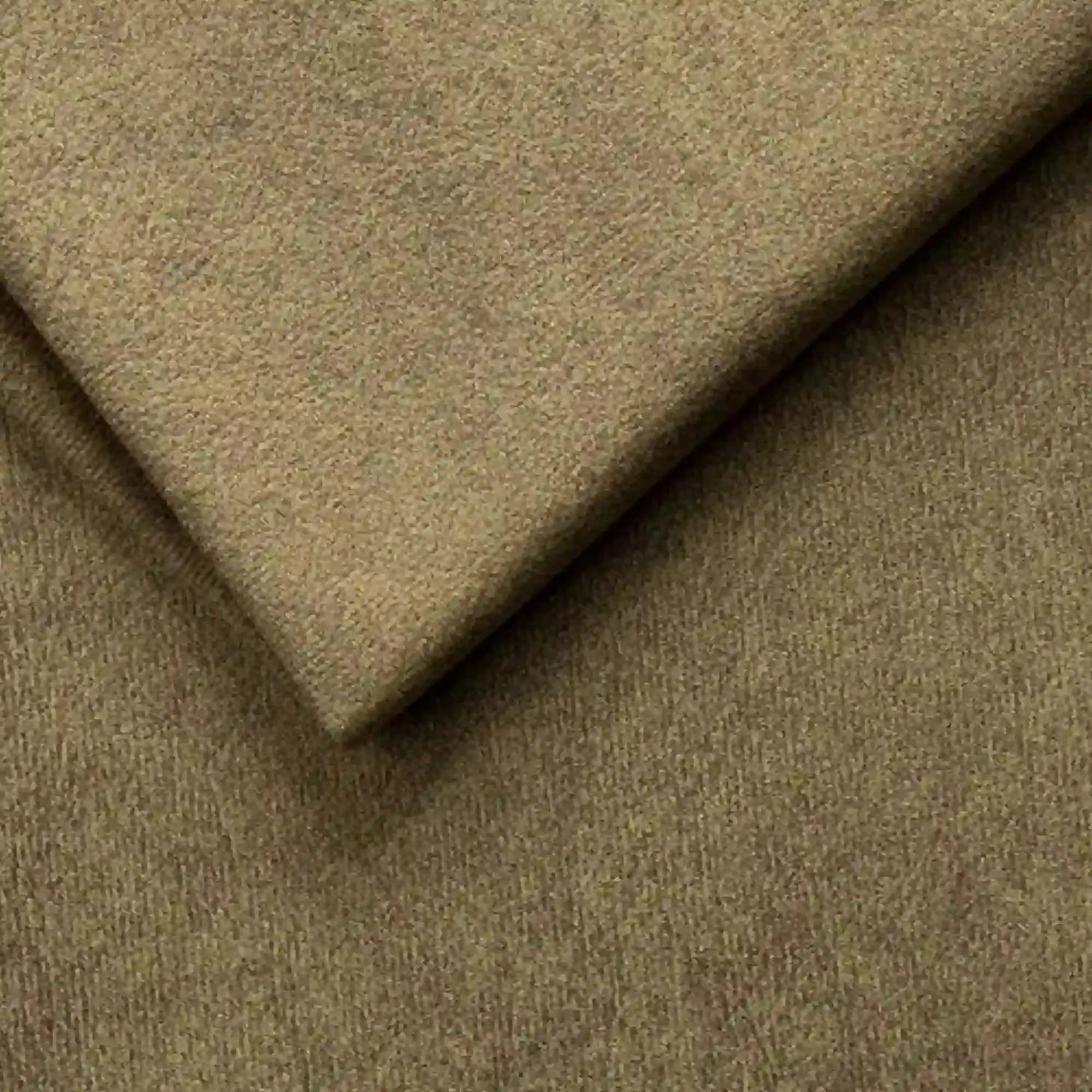 Coltar MURILLO MINI, sezlong stanga, stofa catifelata verde olive - Salvador 10, cu reglaj electric, tetiere reglabile si lada depozitare 260x175x87/100 cm