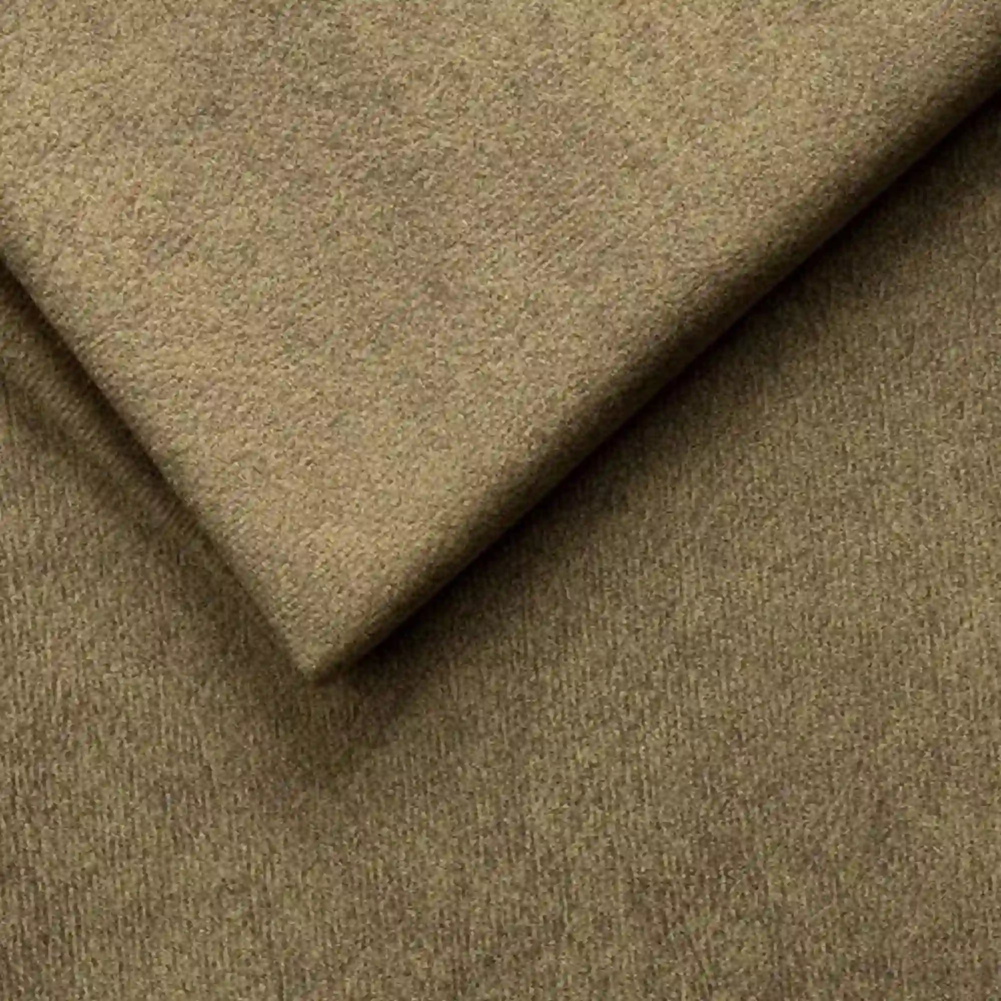 Coltar MURILLO MINI, sezlong stanga, stofa catifelata verde olive - Salvador 10, cu reglaj electric, tetiere reglabile si lada depozitare 260x175x87/100 cm