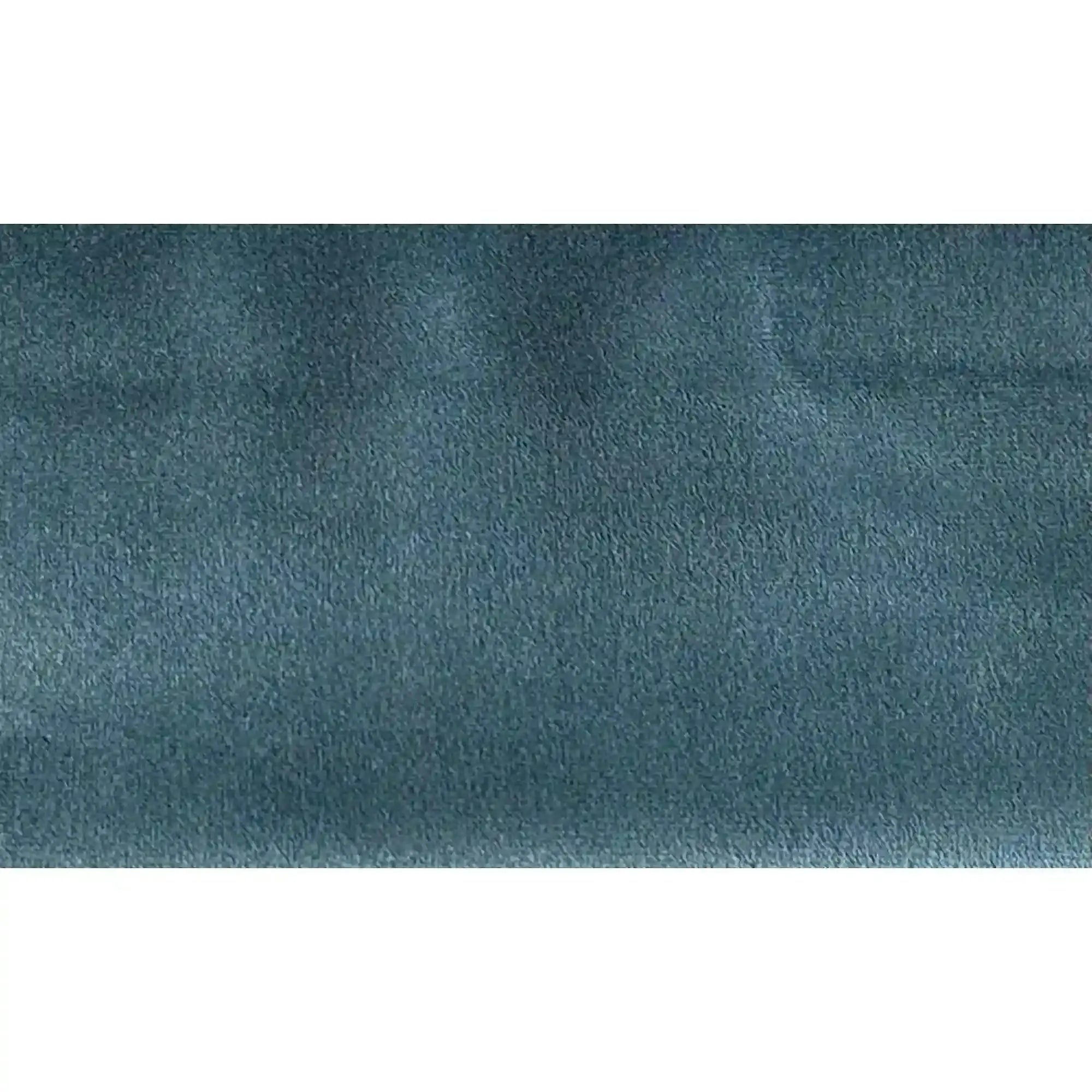 Coltar PALLADIO L, sezlong stanga, stofa catifelata turcoaz inchis - Riviera 87, cu reglaj electric si tetiere reglabile, 320x220x99 cm