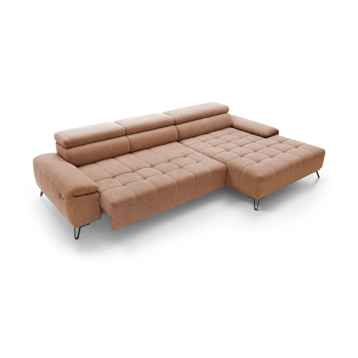 Coltar PALLADIO MINI, personalizabil, cu reglaj electric si tetiere reglabile, 322x183x99 cm