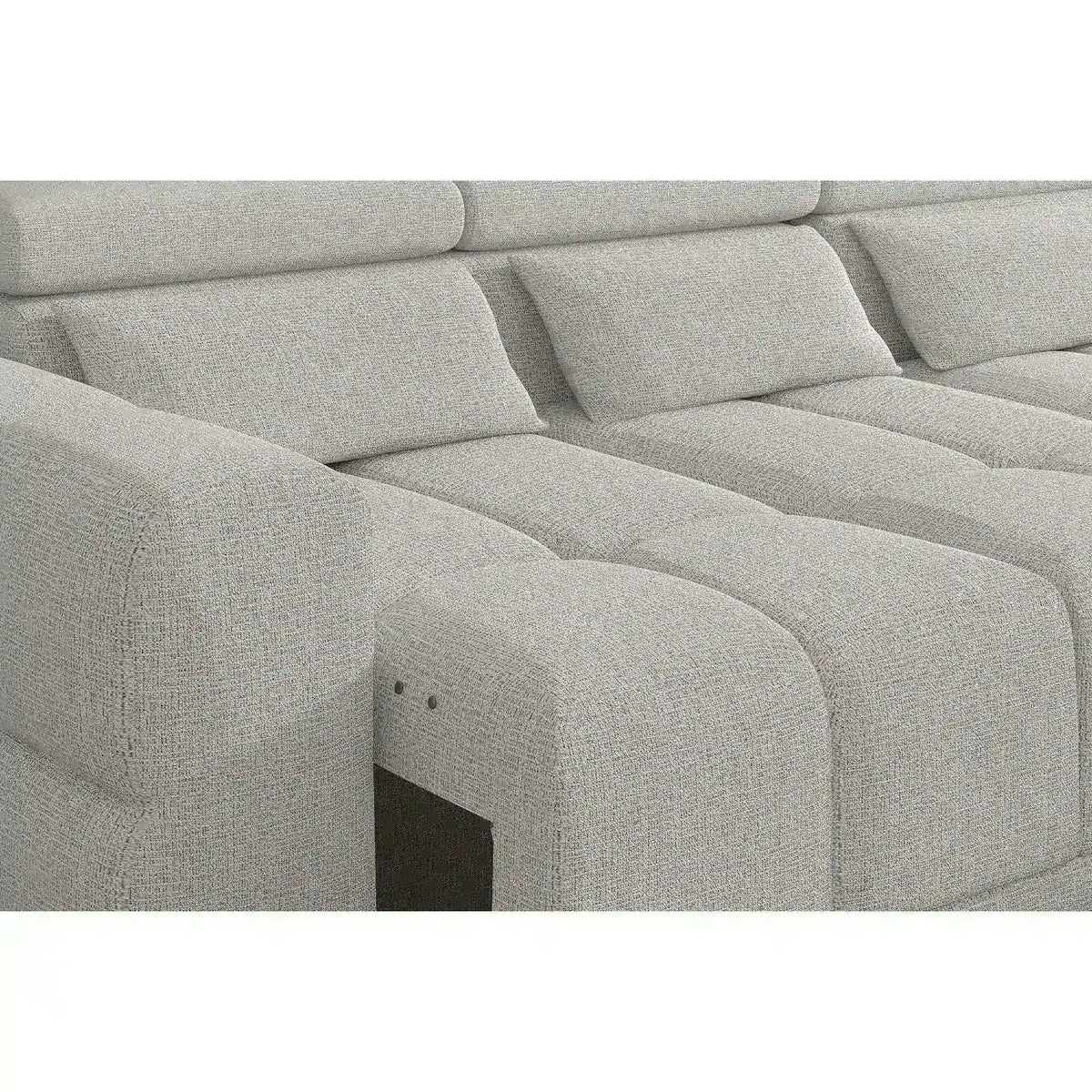 Coltar PANAMA S, personalizabil, cu reglaj electric, 290x188x98 cm
