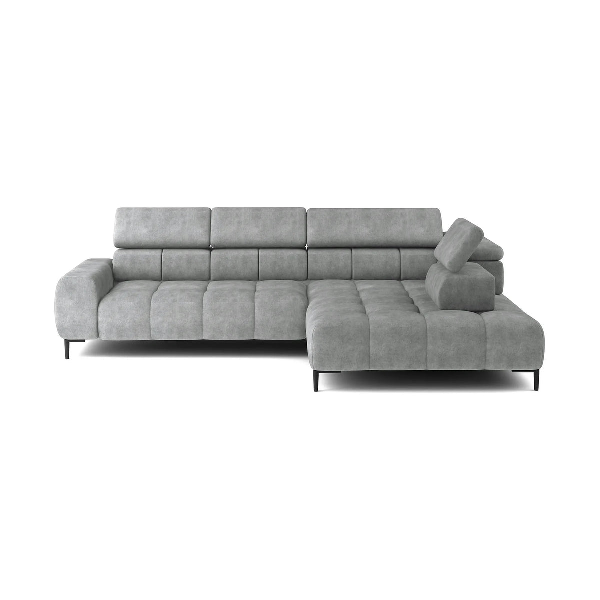 Coltar PLAZA MINI, personalizabil, cu reglaj electric si tetiere reglabile, 270x177x99 cm