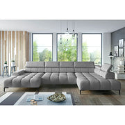 Coltar PLAZA XL, personalizabil, cu reglaj electric, tetiera si spatar reglabil, 385x216x99 cm