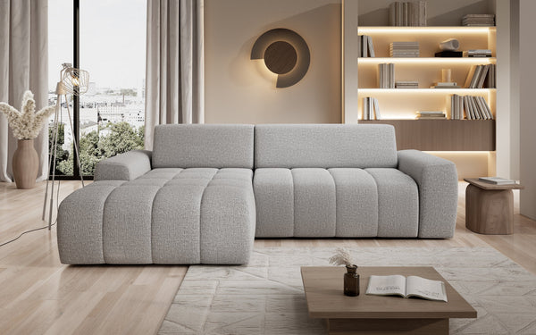 Coltar SAVIO S, personalizabil materiale Gama Premium, cu reglaj electric, 265x172x81 cm