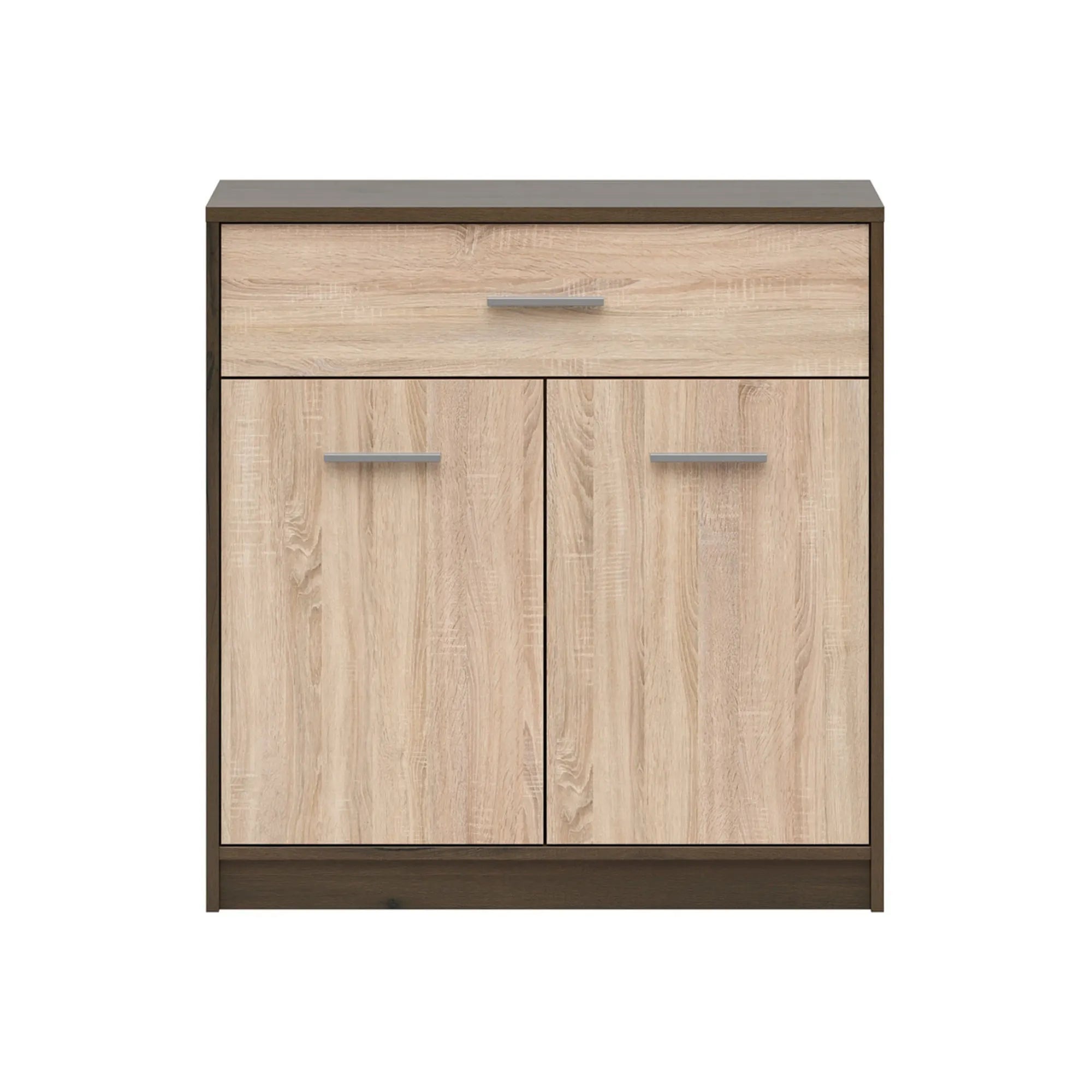 Comada NEPO PLUS, stejar nobil/stejar sonoma, PAL laminat, 80x34x84 cm