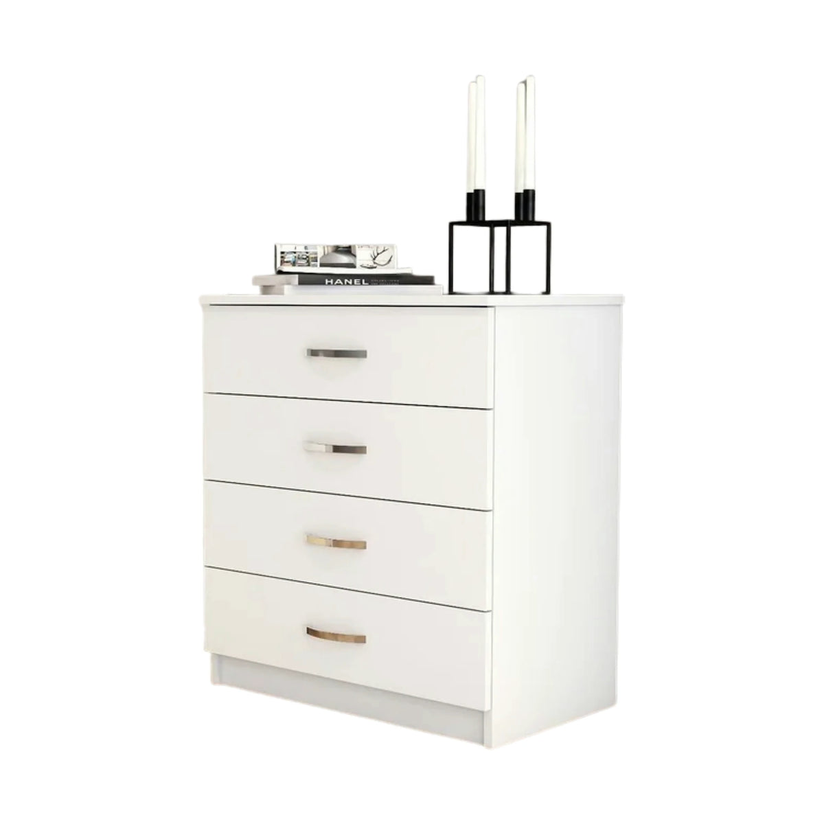 Comoda 616TNM1505, alb, PAL melaminat, 72x45x81 cm
