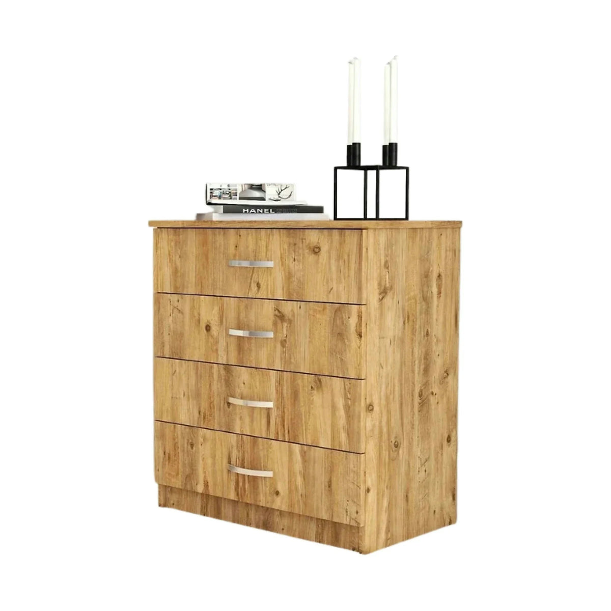 Comoda 616TNM1506, stejar, PAL melaminat, 72x45x81 cm