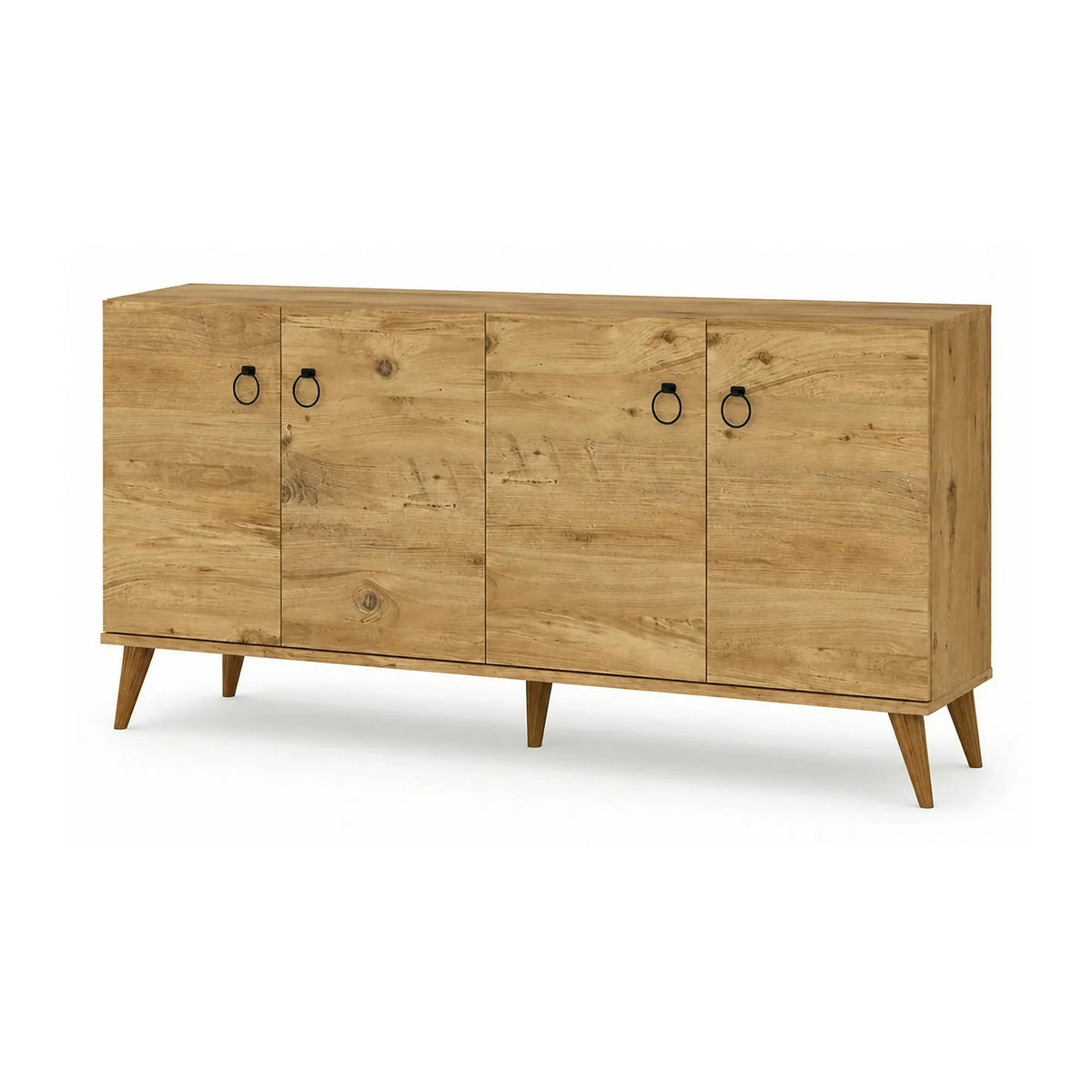 Comoda 616TNM1602, stejar, PAL melaminat, 180x45x79 cm