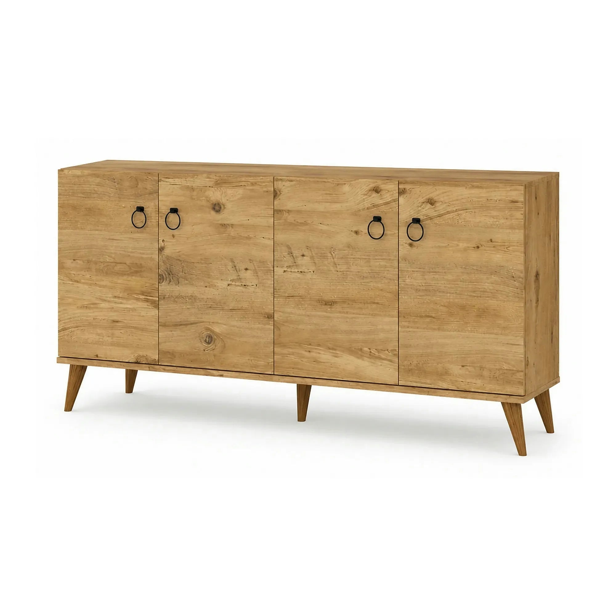 Comoda 616TNM1602, stejar, PAL melaminat, 180x45x79 cm