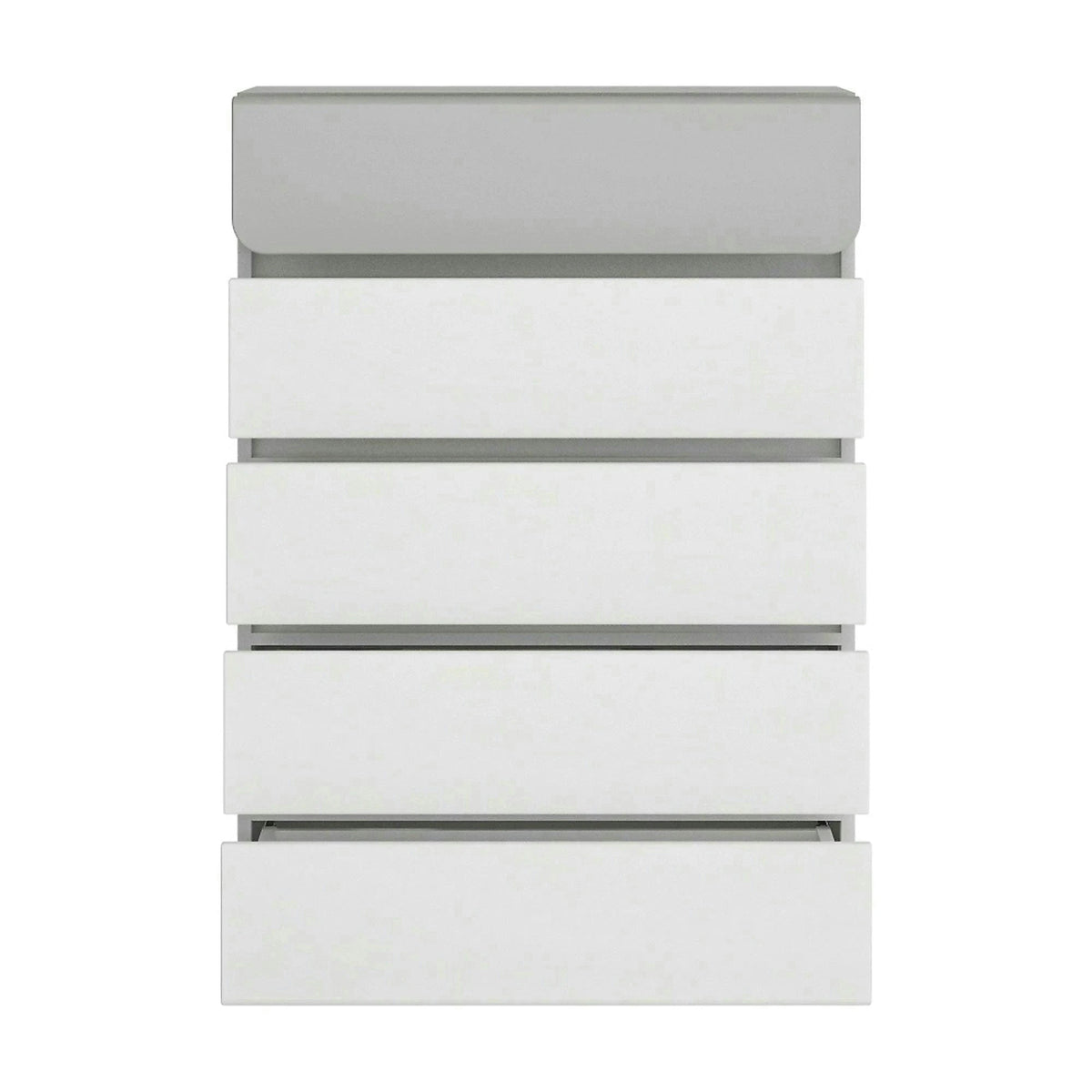 Comoda ALBI, alb, PAL laminat, 72x42x102 cm