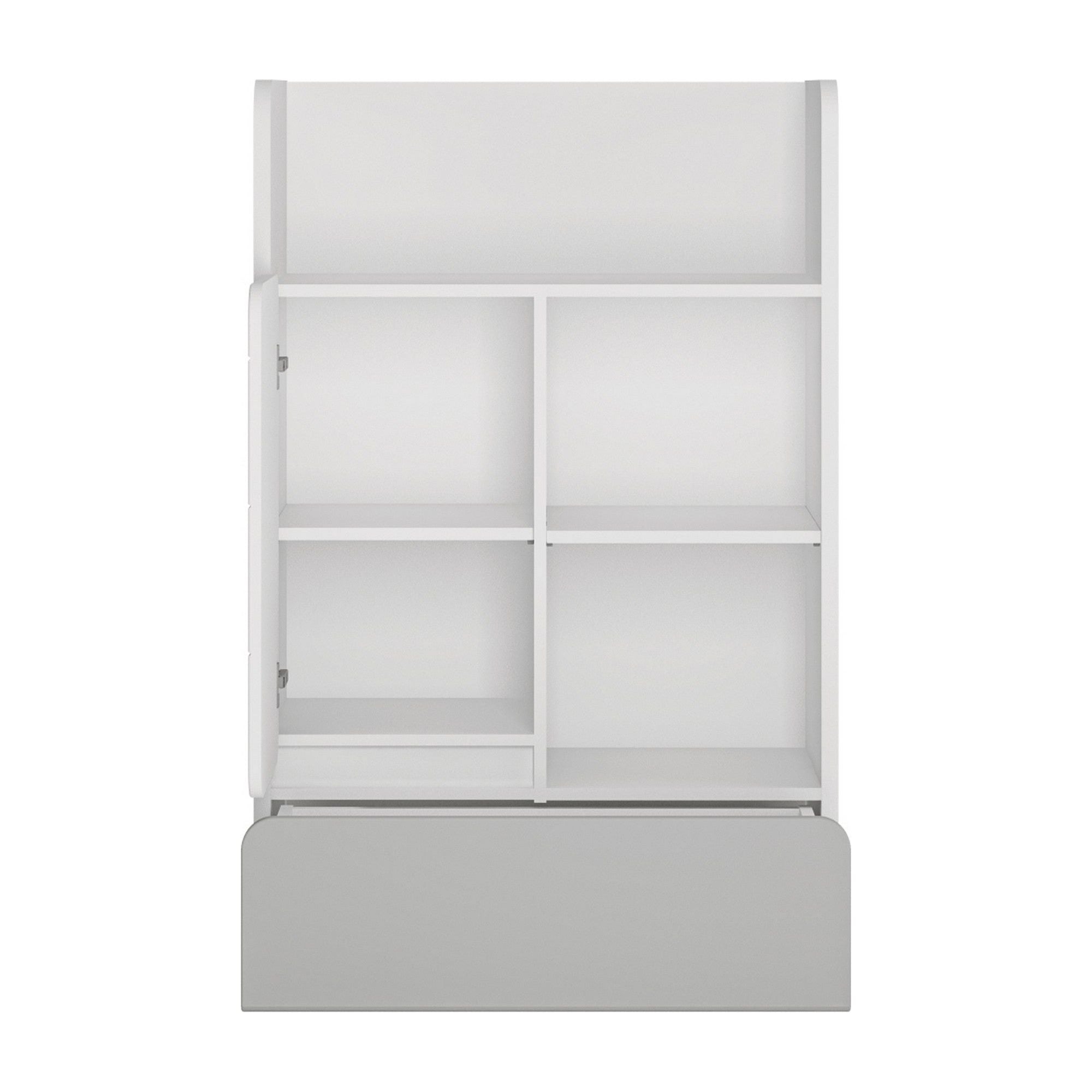 Comoda ALBI, alb, PAL laminat, 76x42x117 cm