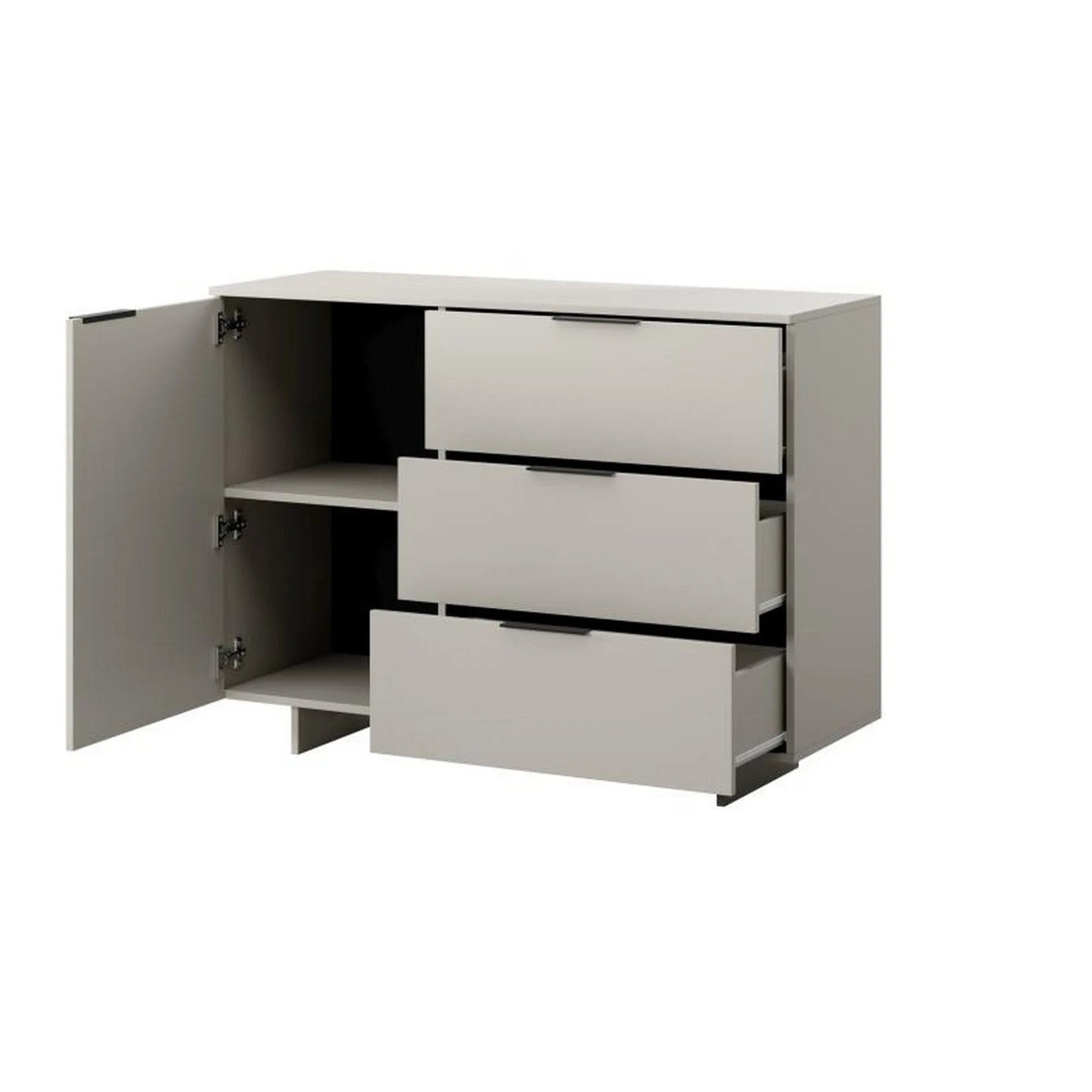 Comoda ALMA, casmir, PAL laminat, 90x42x120 cm