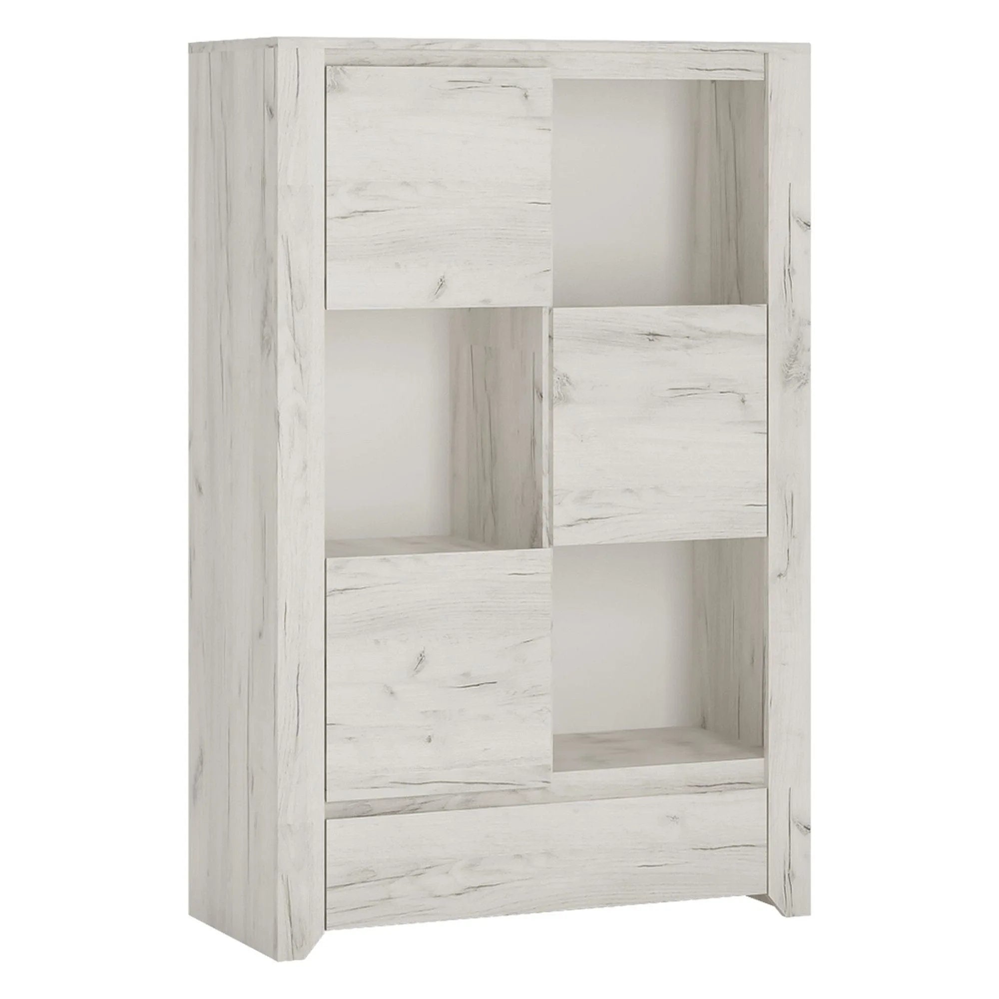 Comoda ANGEL TIP 31, alb, PAL melaminat, 84x40x131 cm