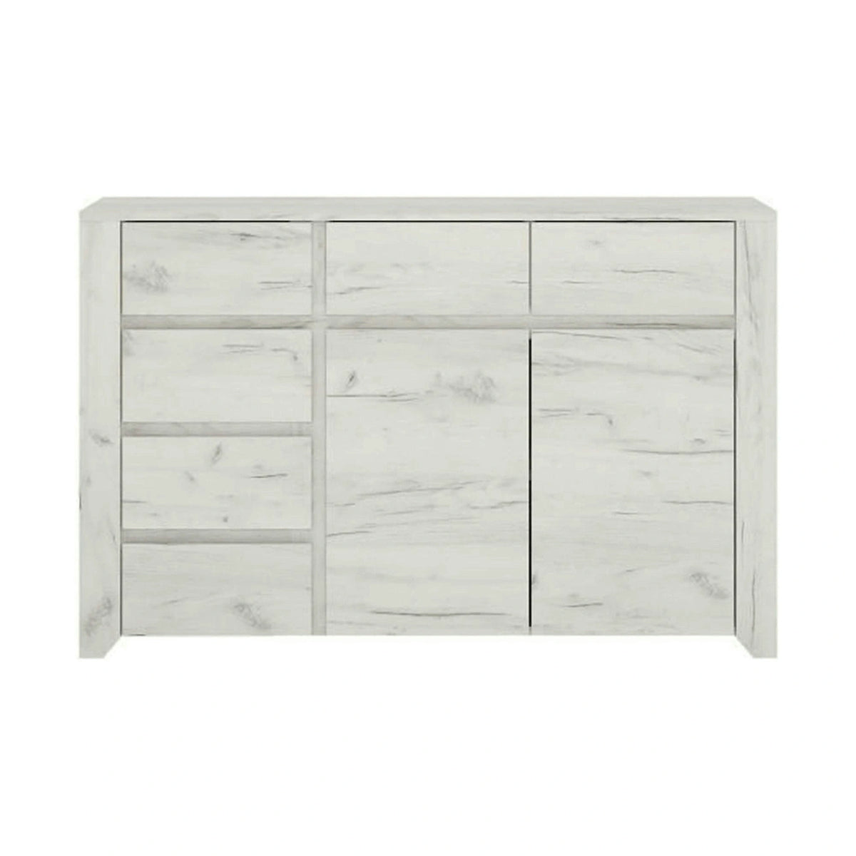 Comoda ANGEL TIP 42, alb, PAL melaminat, 119x40x77 cm