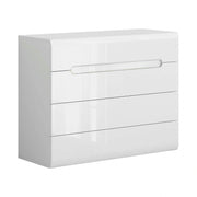 Comoda AZTECA TRIO, alb, PAL, cu sertare, 105x41x84 cm
